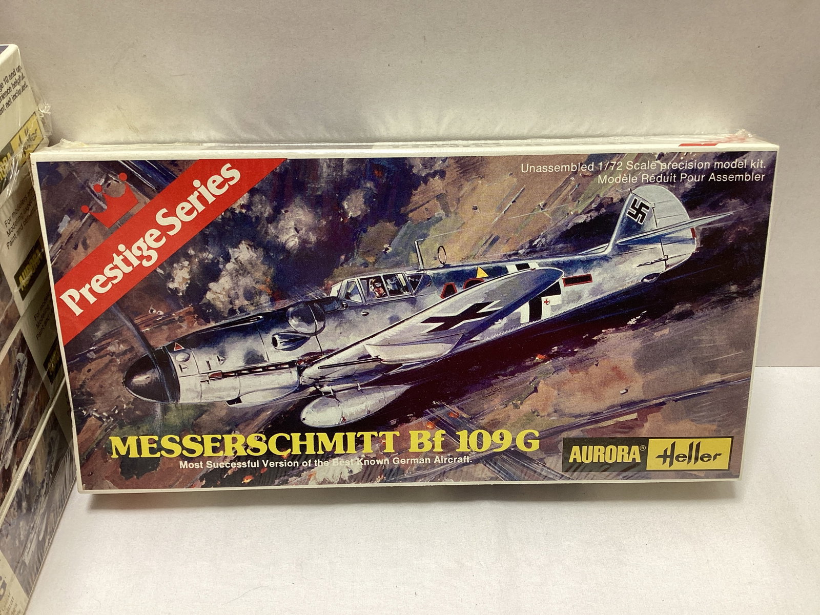 Five Aurora Heller Prestige Series Messerschmitt Bf 109G Sealed 1:72 Scale Model Kits - 2