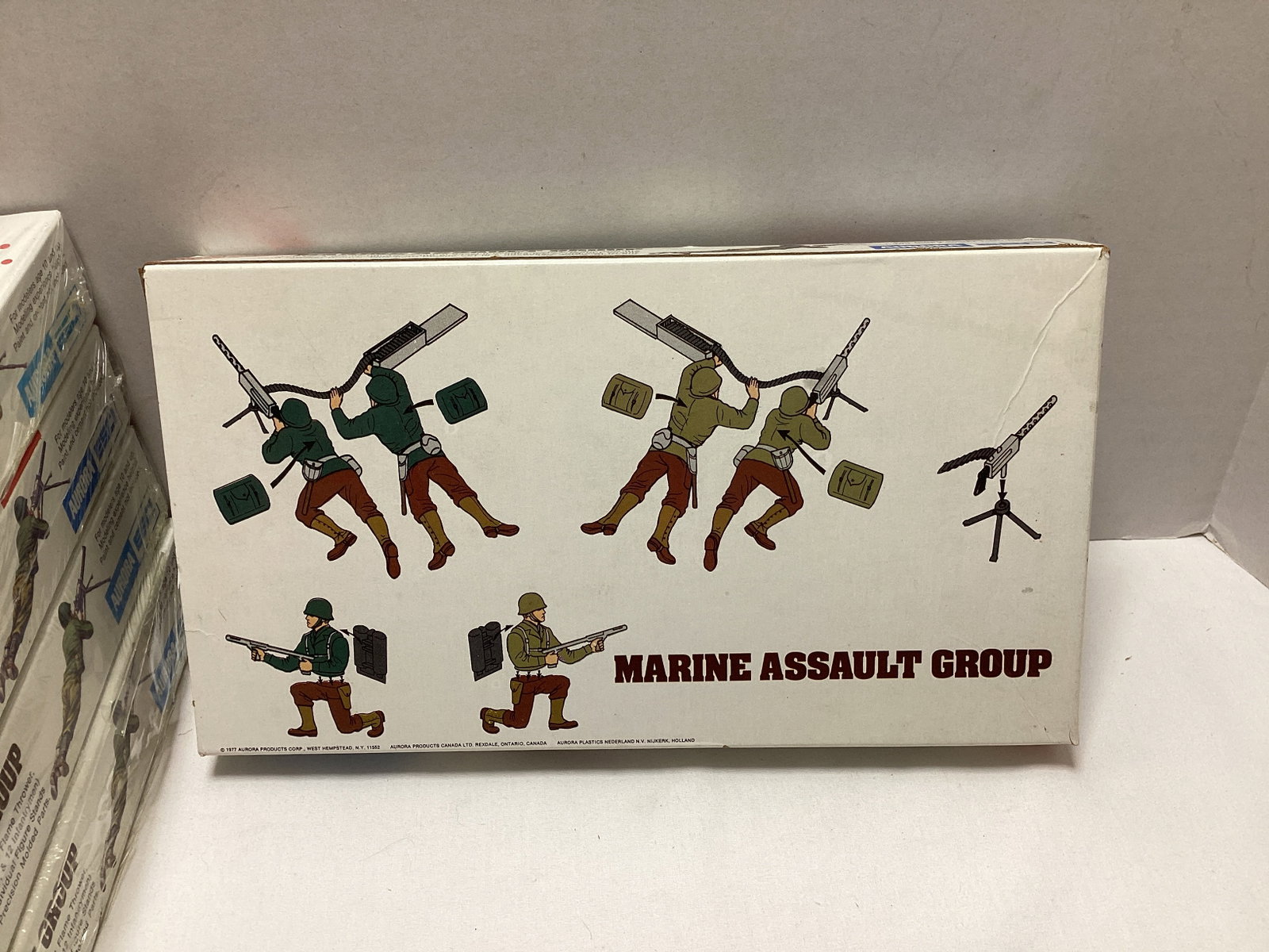 Five Aurora ESCI Prestige Series Marine Assault Group 1:72 Scale Model Kits - 4