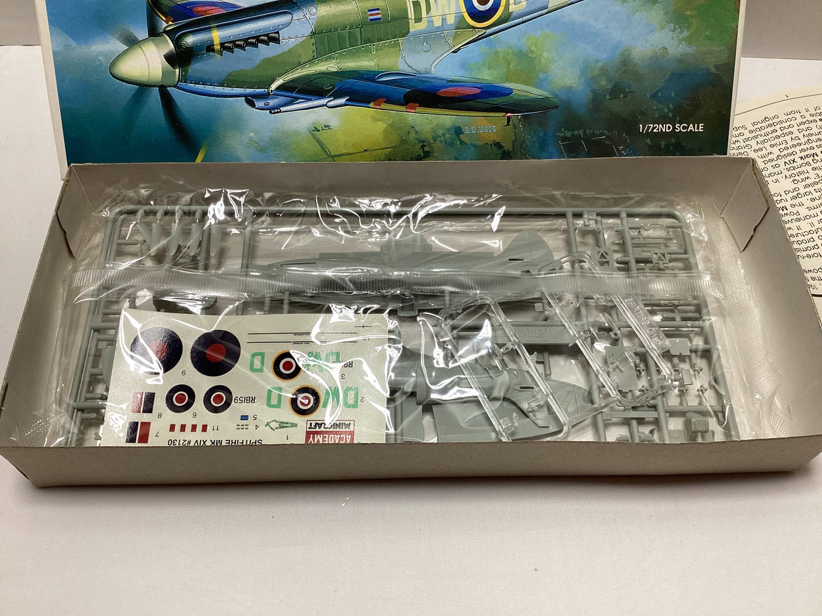 Minicraft Academy Spitfire Mk. XIV 1:72 Scale Model Kit - 2