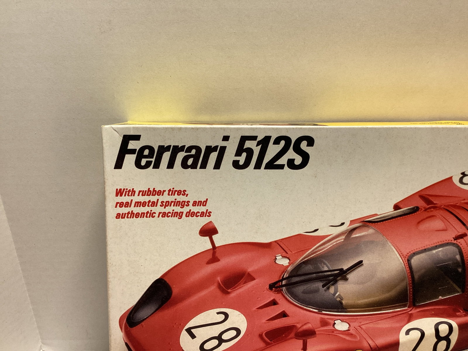 Testors Ferrari 512S 1:24 Scale Model Kit - 2