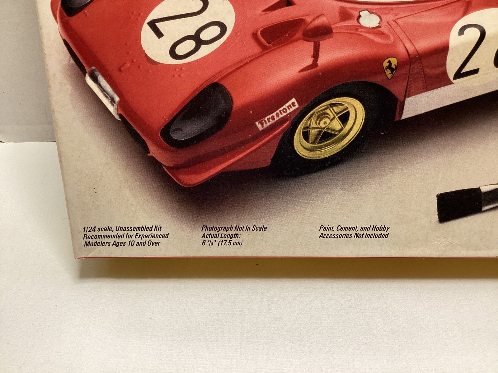 Testors Ferrari 512S 1:24 Scale Model Kit - 3