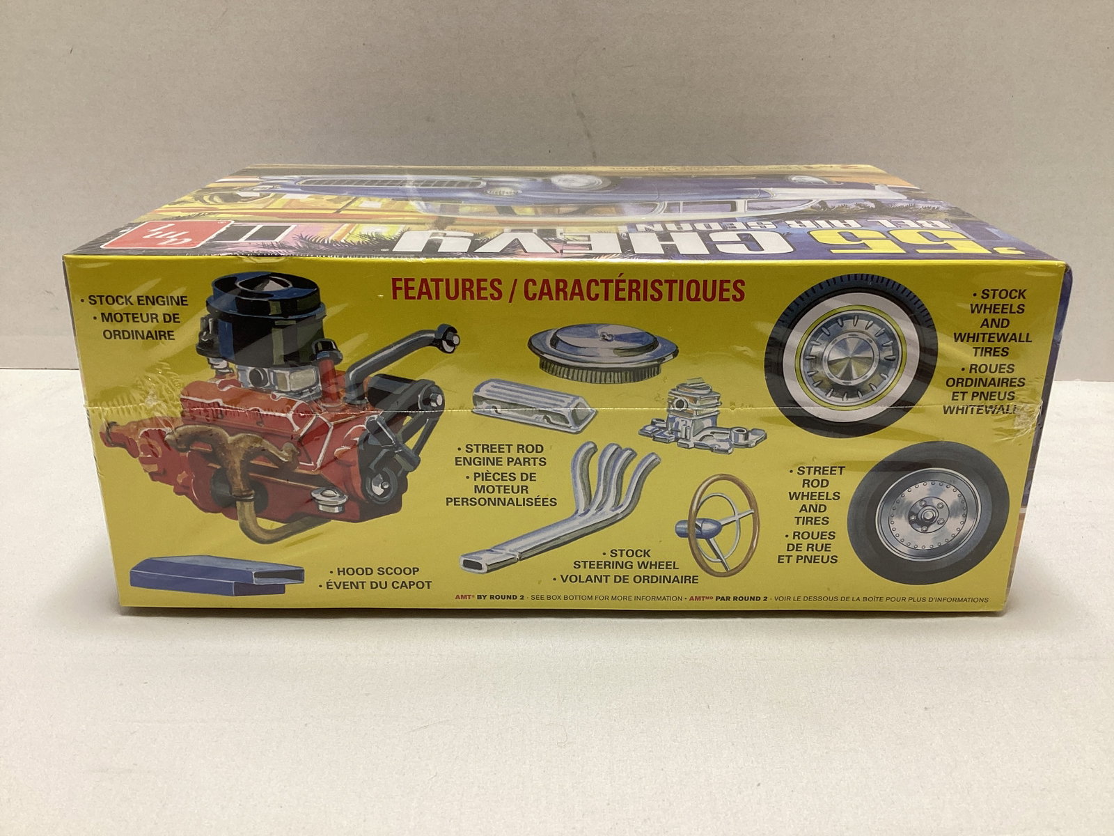 AMT ERTL 1955 Chevy Bel Air Sedan 2-in-1 1:25 Scale Sealed Model Kit - 2