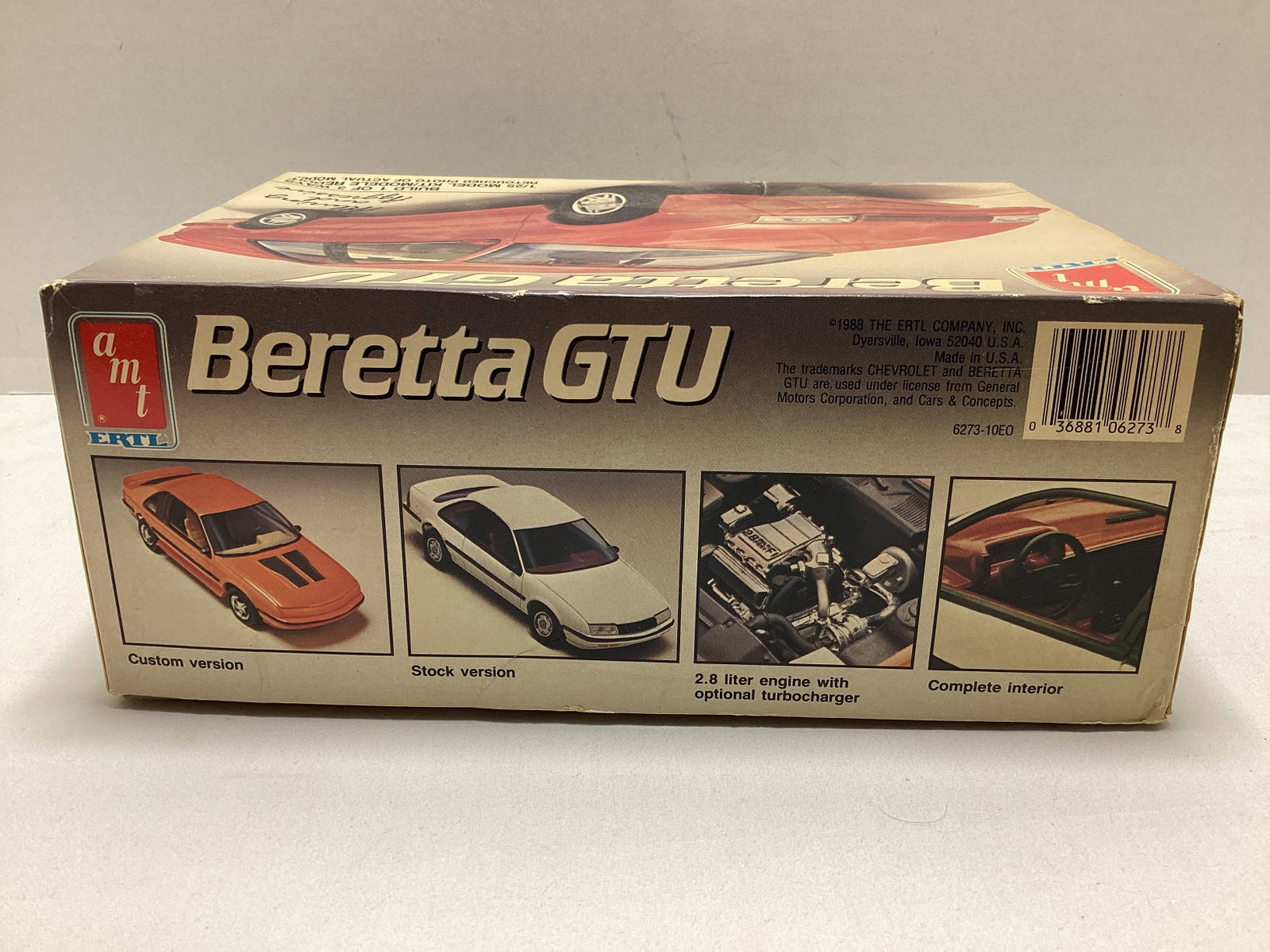 AMT ERTL Beretta GTU 1:25 Model Kit - 4
