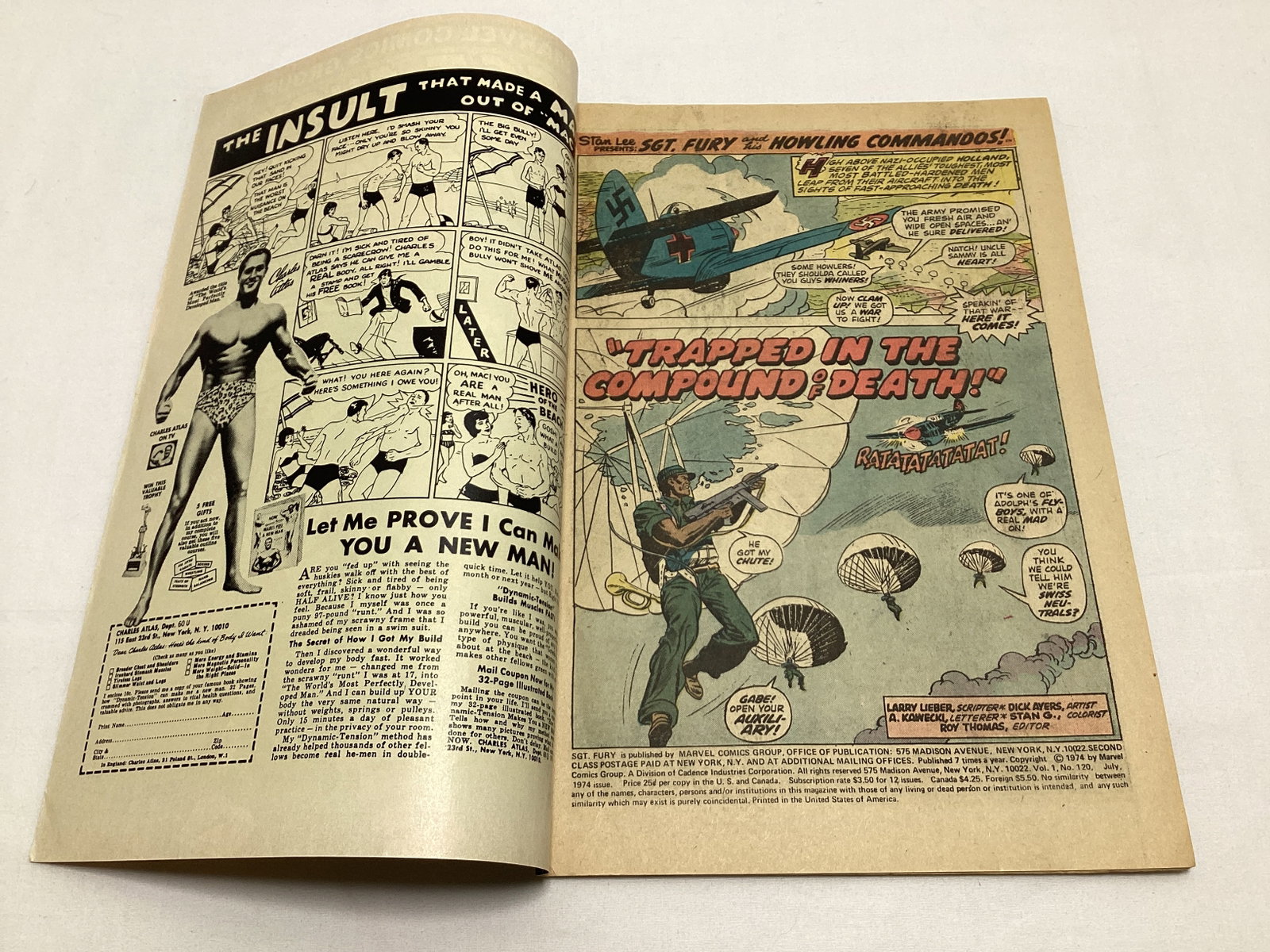 Sgt. Fury and His Howling Commandos 120 Marvel Comic Book - 6