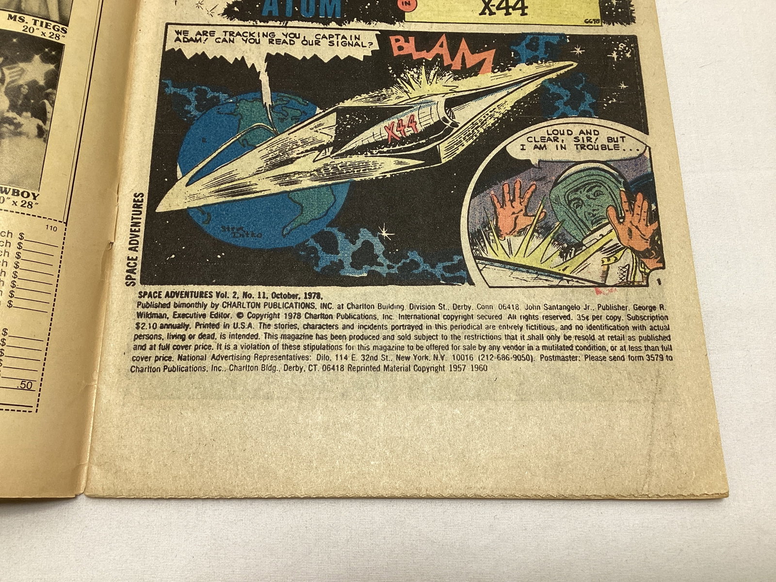 Space Adventures 11 Charlton Comic Book - 7