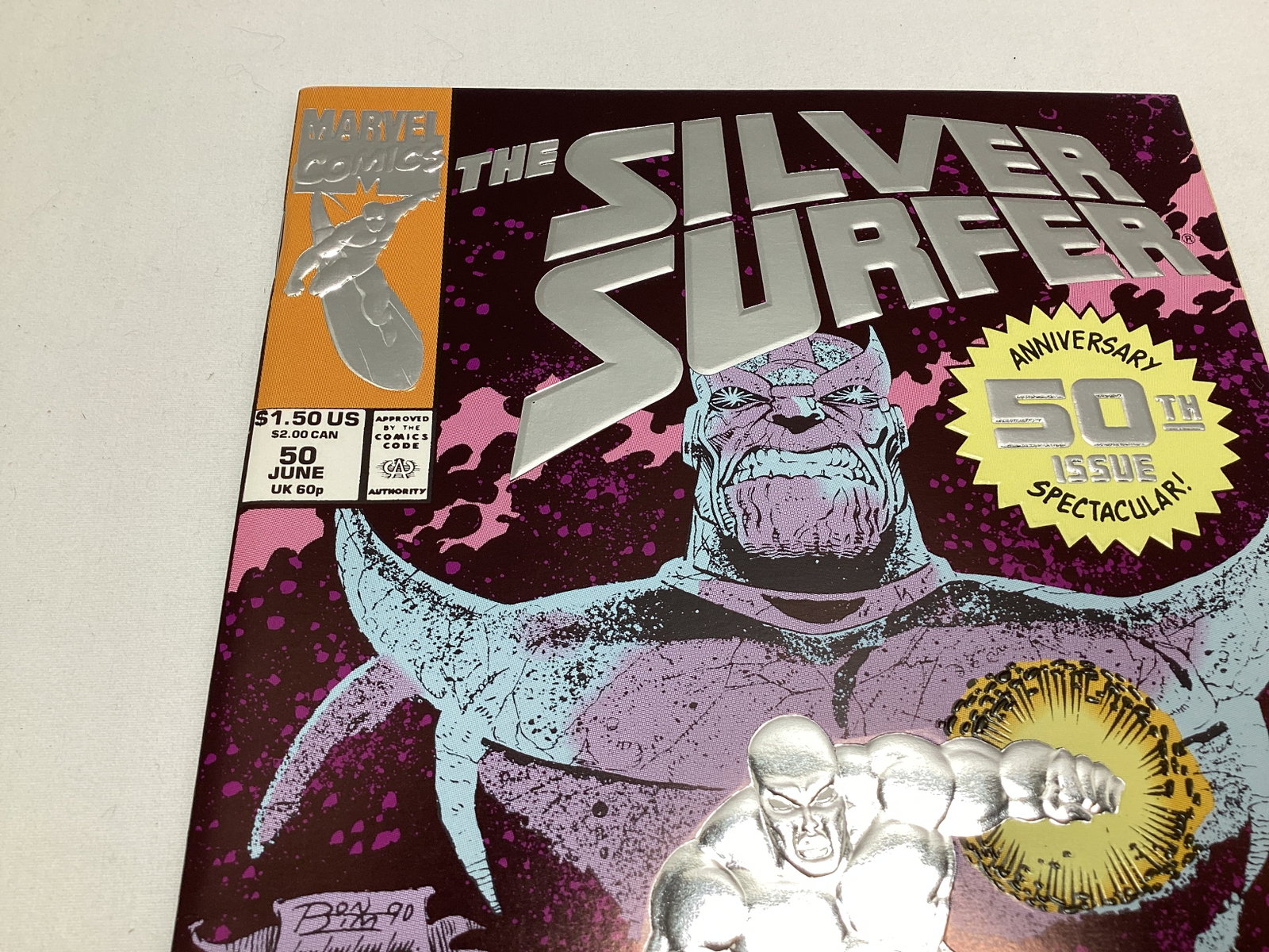 Silver Surfer 50 Marvel Comic Book - 2