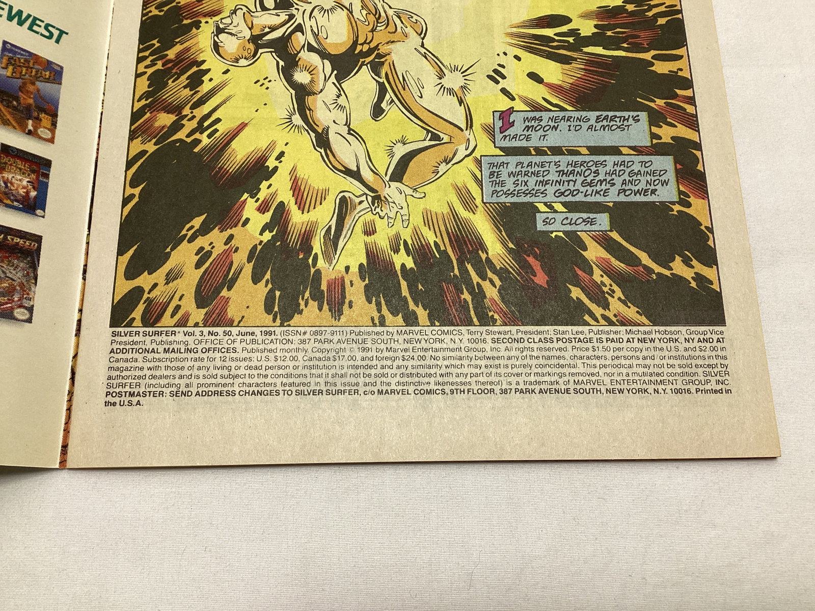Silver Surfer 50 Marvel Comic Book - 7