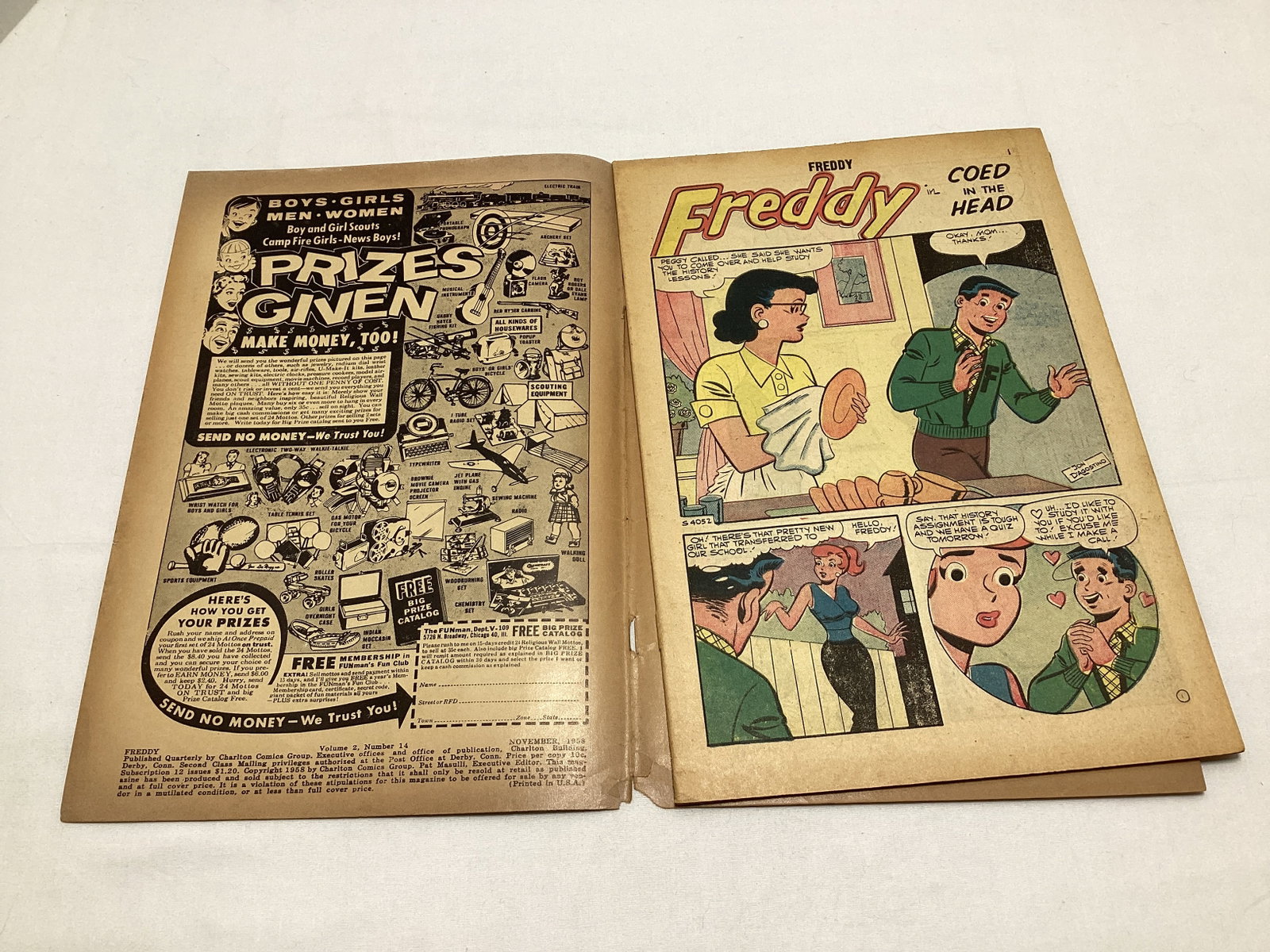 Freddy 14 Charlton Comic Book - 6