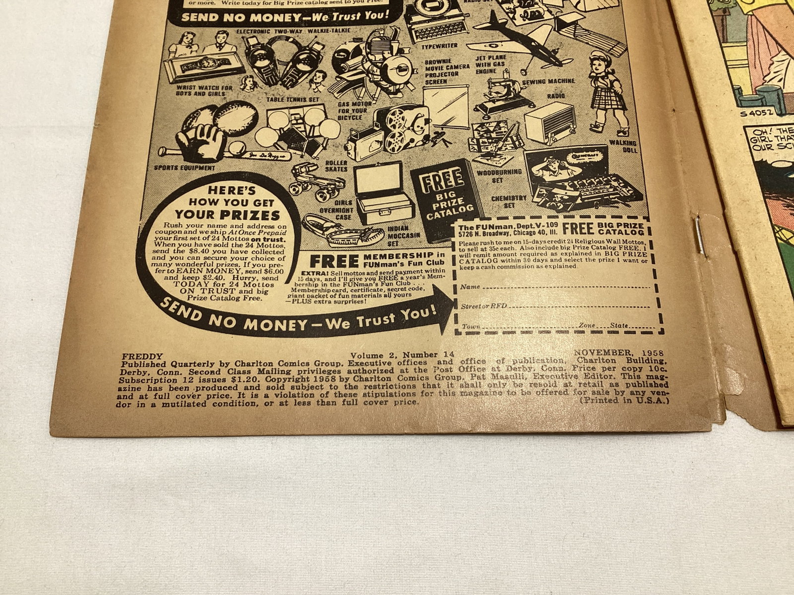 Freddy 14 Charlton Comic Book - 7