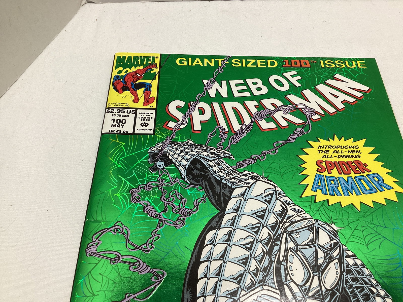 Web of Spider-Man 100 Marvel Comic Book - 2