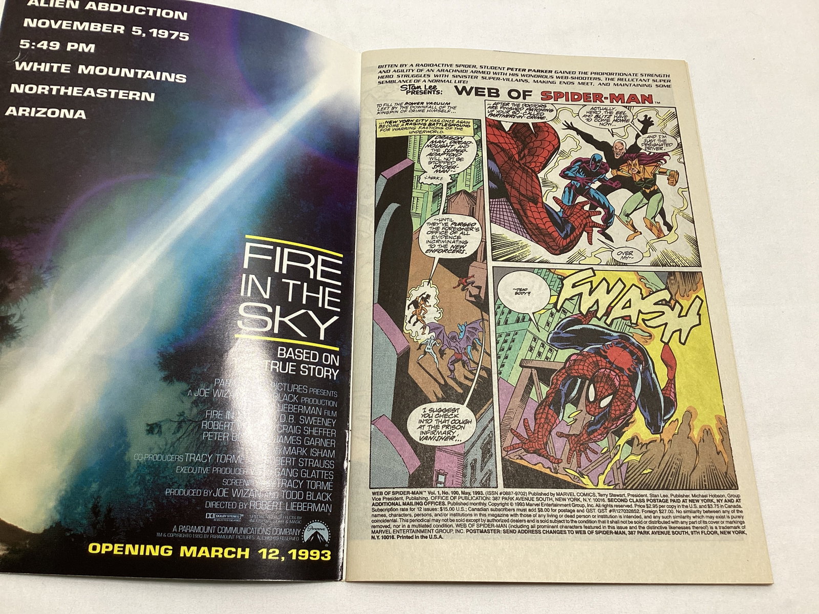 Web of Spider-Man 100 Marvel Comic Book - 6