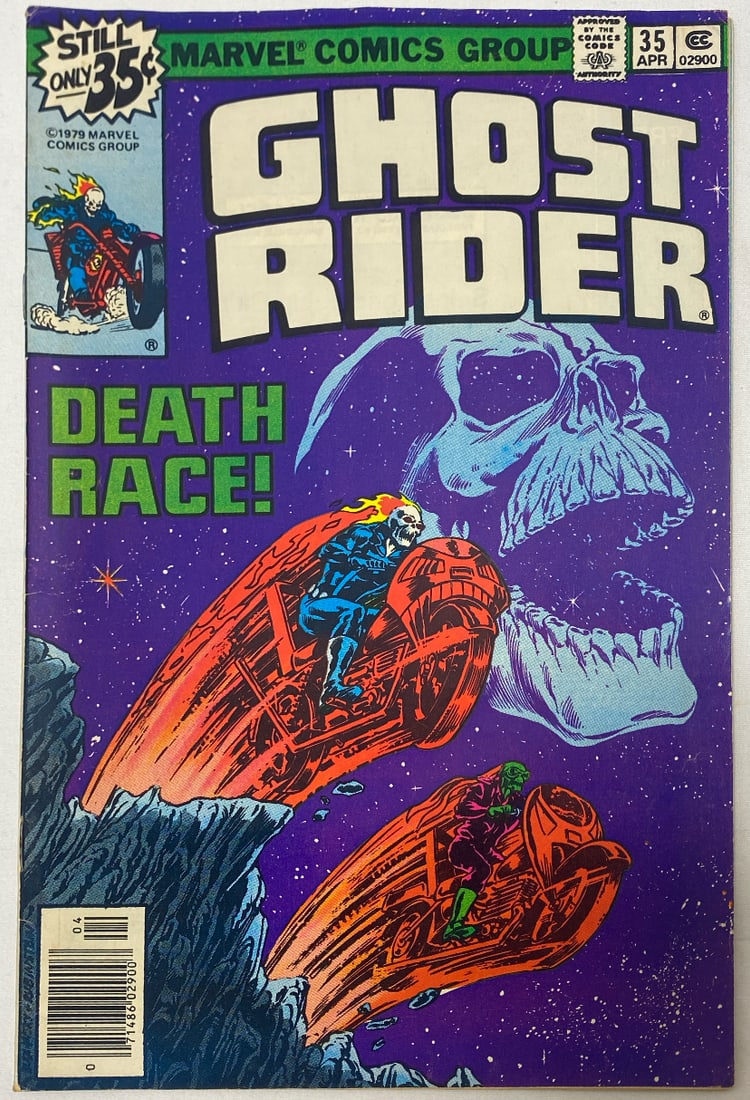 Ghost Rider 35 Marvel Comic Book: 1979, please preview and see all photos for this lot