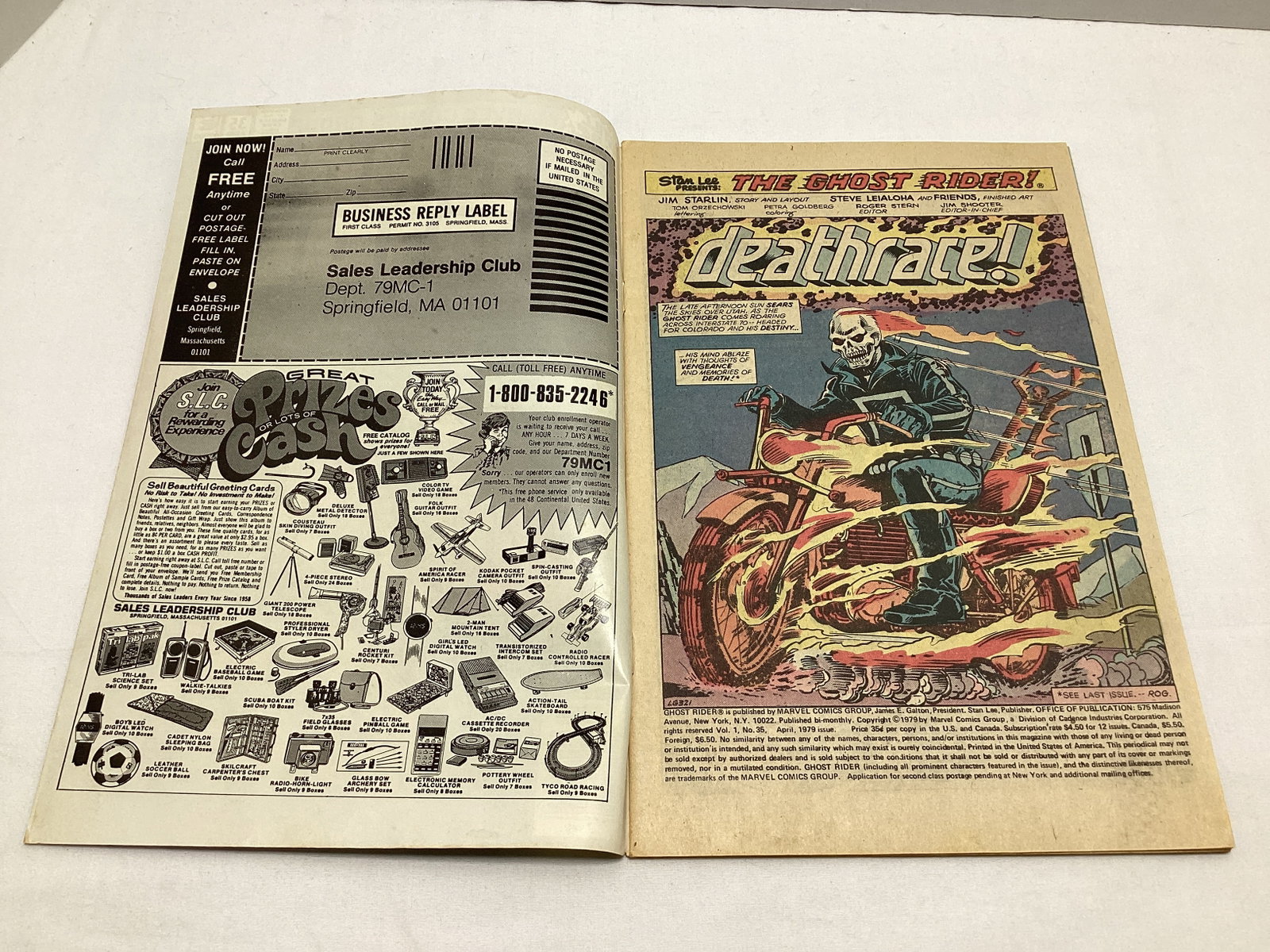 Ghost Rider 35 Marvel Comic Book - 6