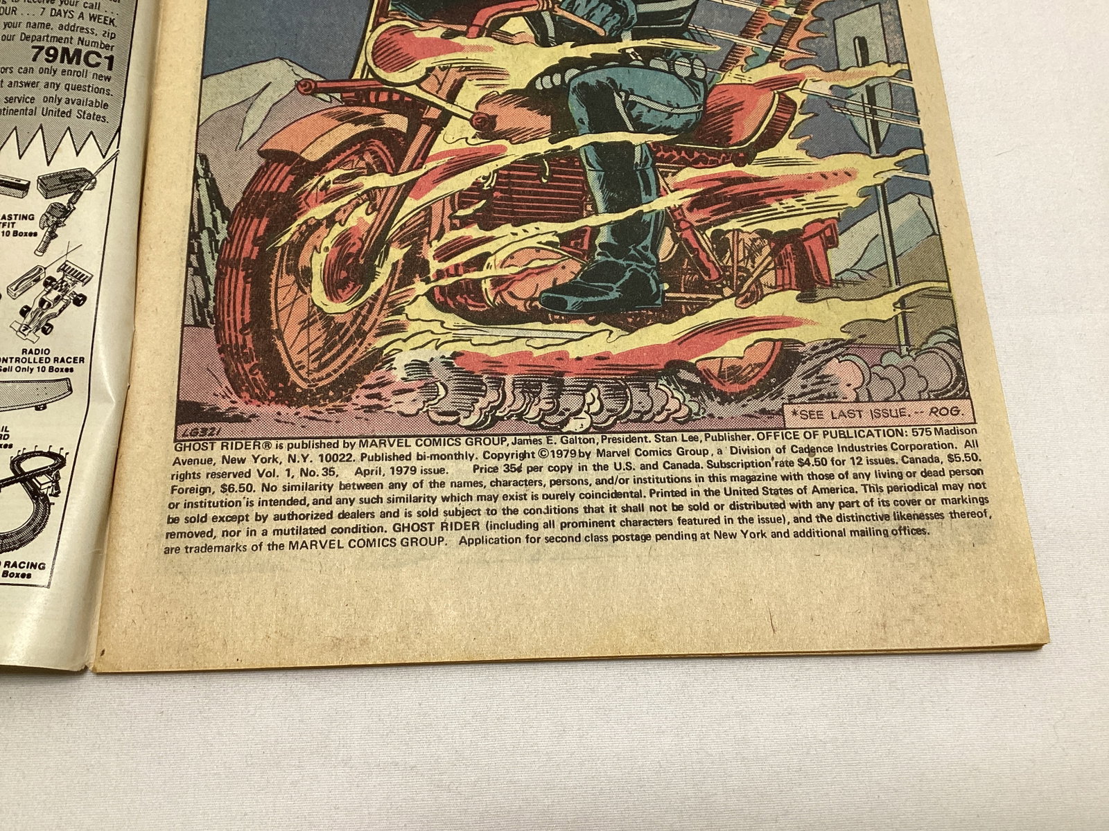 Ghost Rider 35 Marvel Comic Book - 7