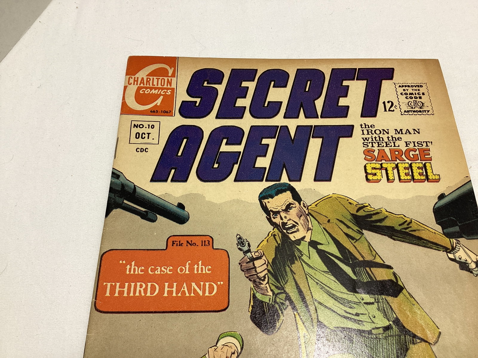 Secret Agent 10 Charlton Comic Book - 2