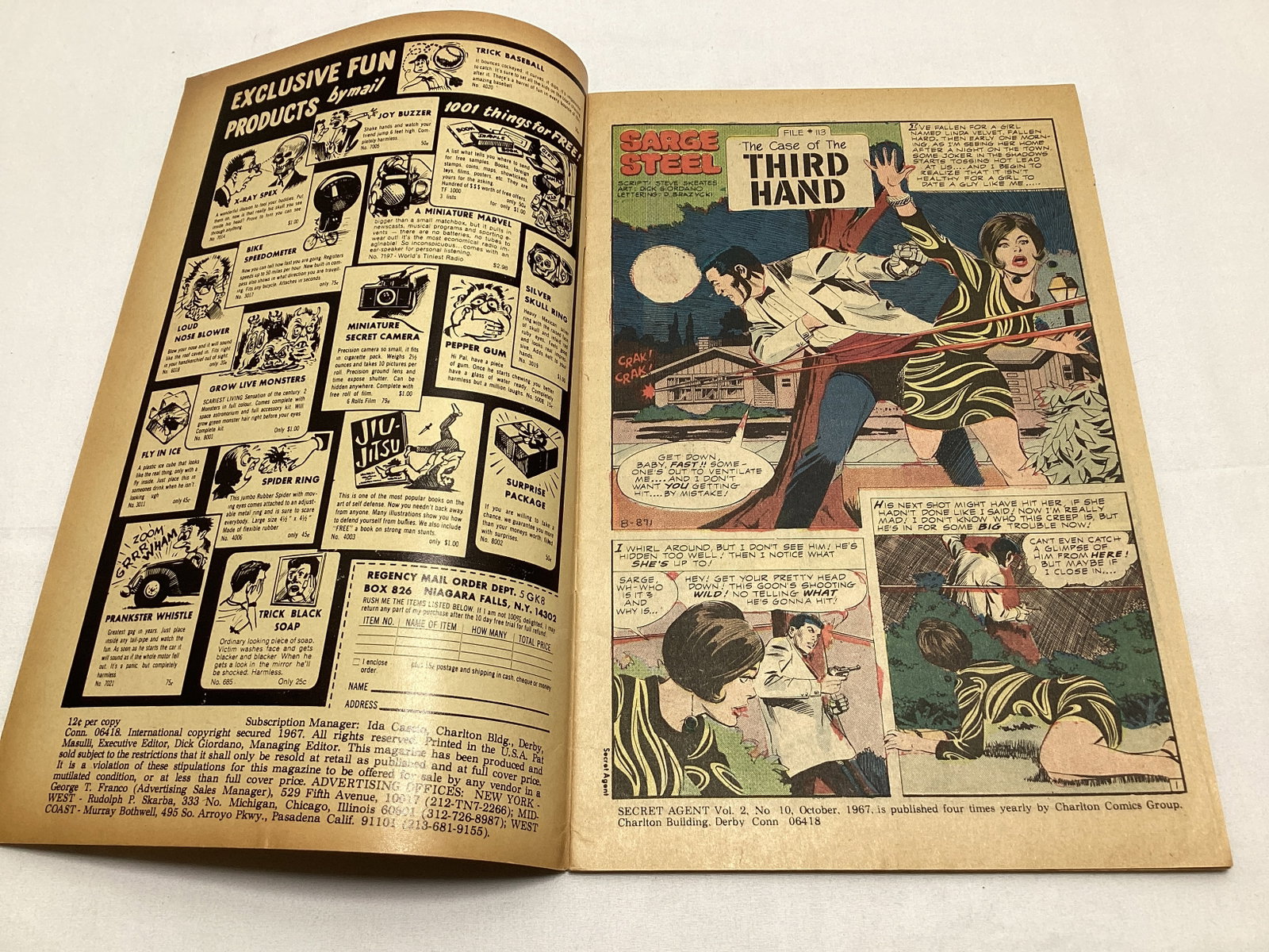 Secret Agent 10 Charlton Comic Book - 6