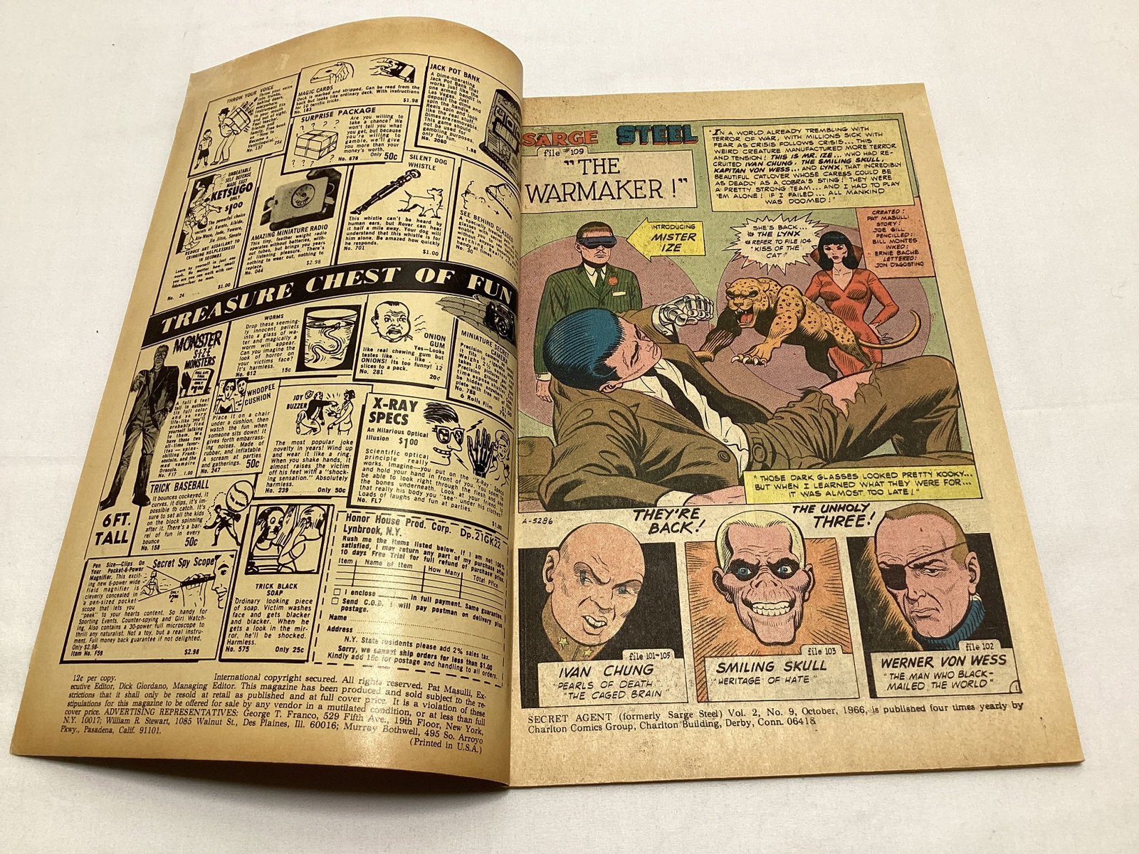 Secret Agent 9 Charlton Comic Book - 6