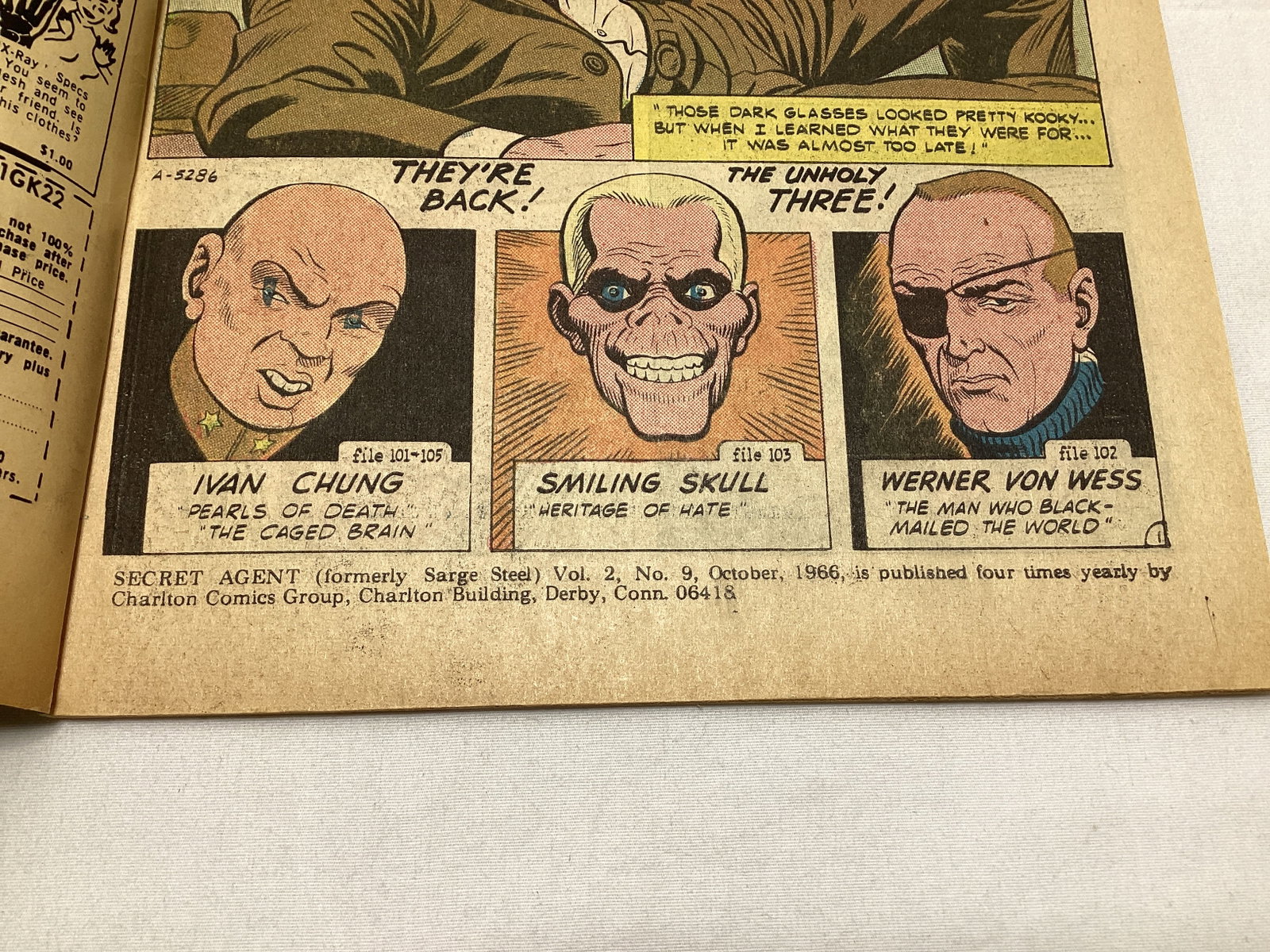 Secret Agent 9 Charlton Comic Book - 7