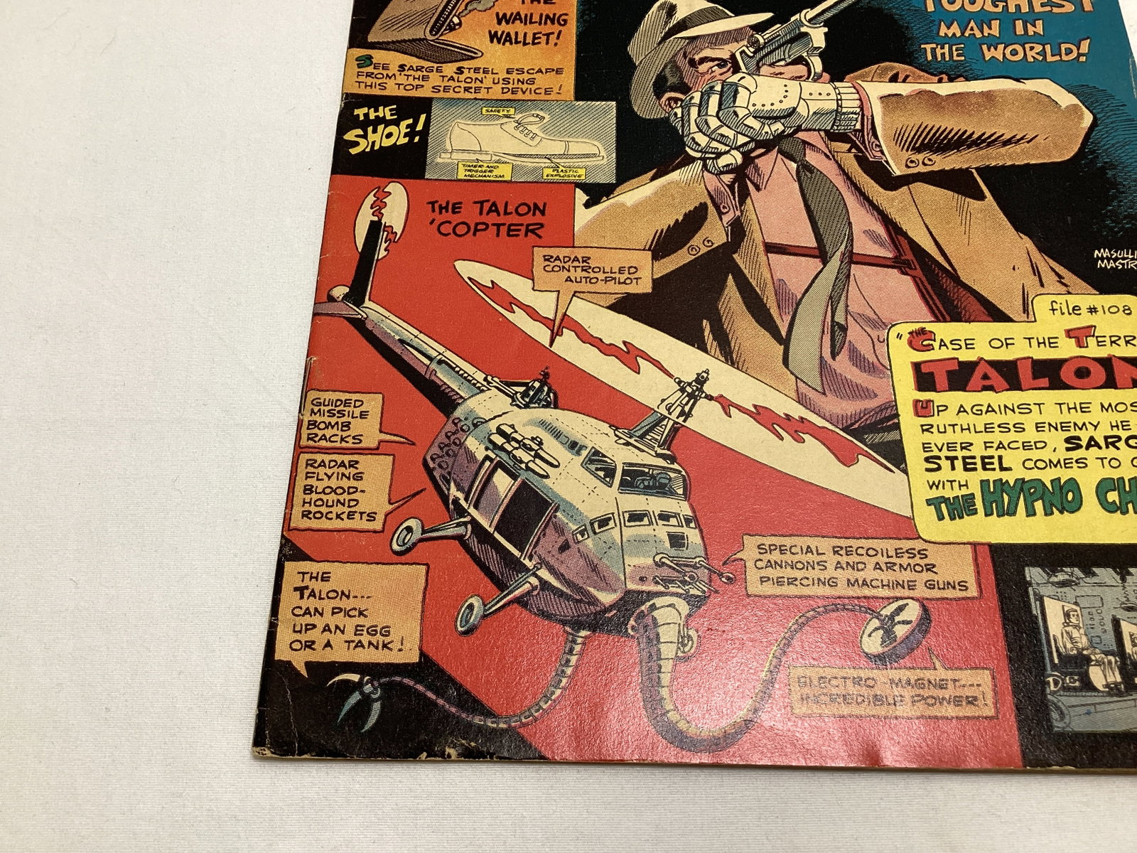 Sarge Steel Special Agent 8 Charlton Comic Book - 4