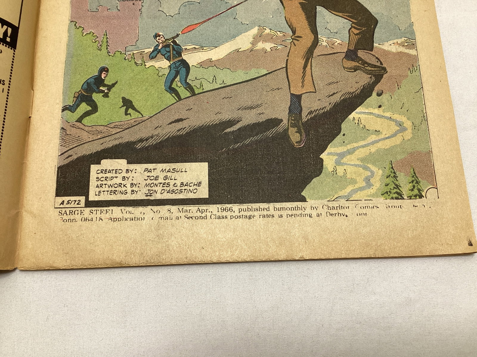 Sarge Steel Special Agent 8 Charlton Comic Book - 7