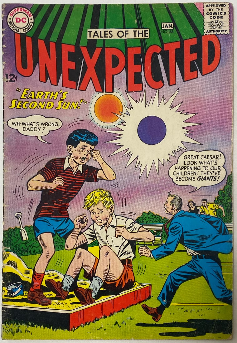 Tales of the Unexpected 86 DC Comic Book: 1964, please preview and see all photos for this lot