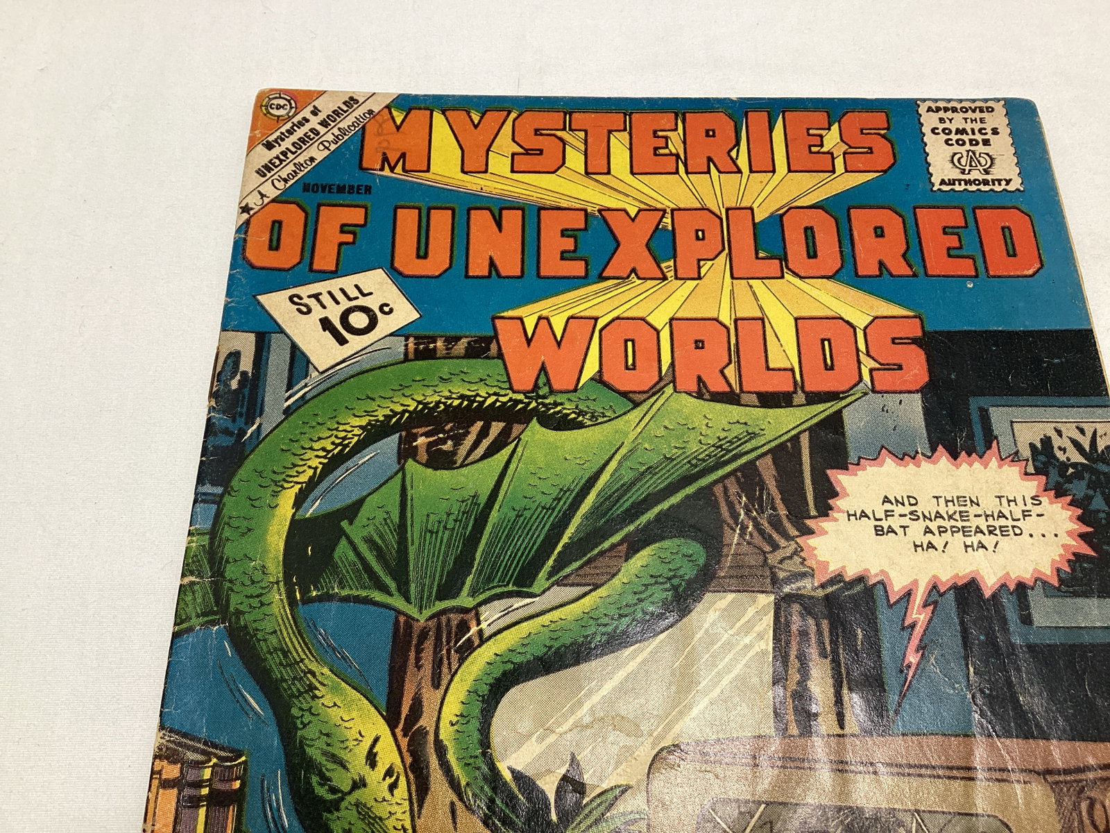 Mysteries of Unexpected Worlds 27 Charlton Comic Book - 2