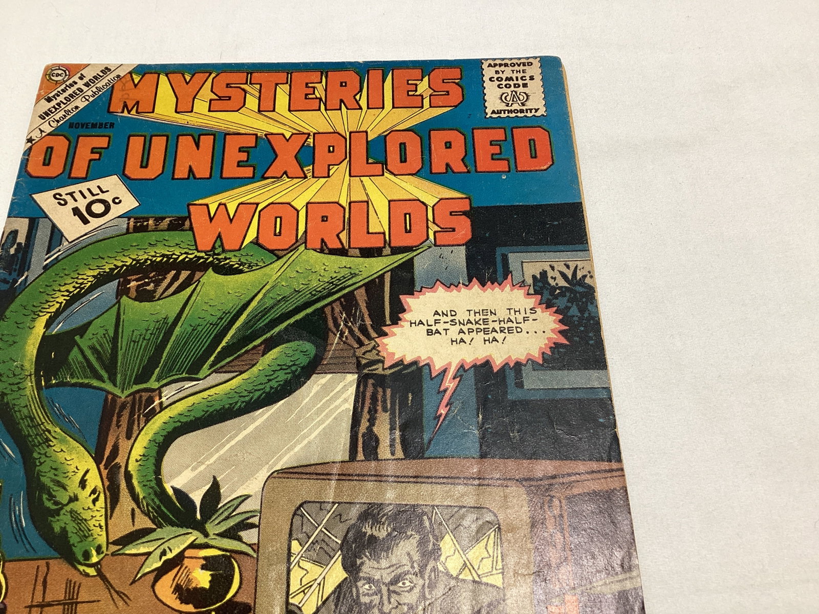 Mysteries of Unexpected Worlds 27 Charlton Comic Book - 3