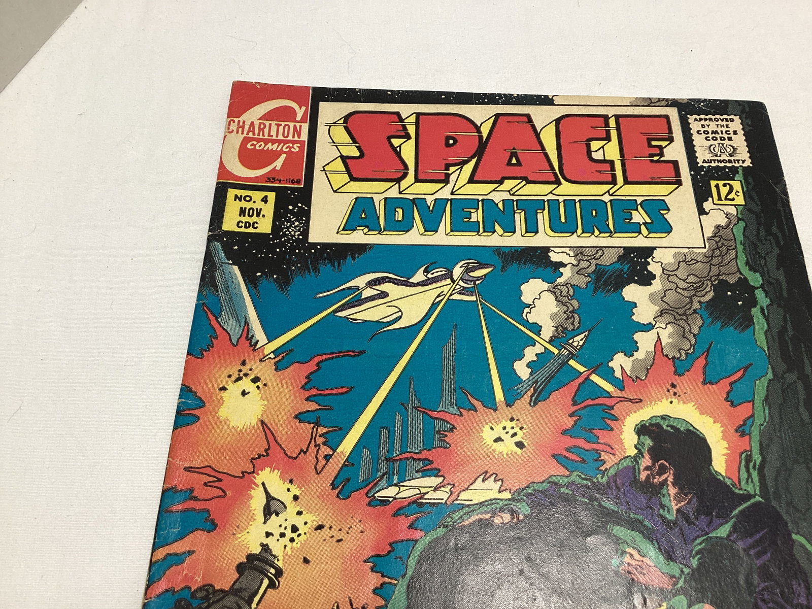 Space Adventures 4 Charlton Comic Book - 2