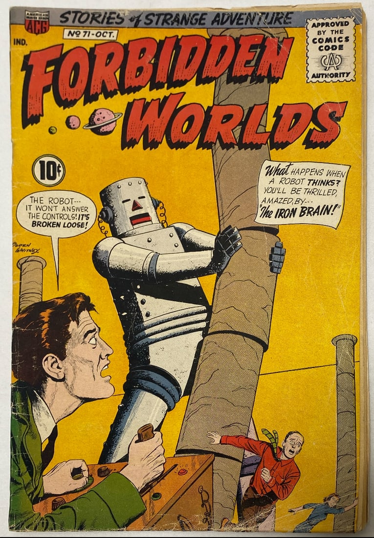 Forbidden Worlds 71 ACG Comic Book: 1958, please preview and see all photos for this lot
