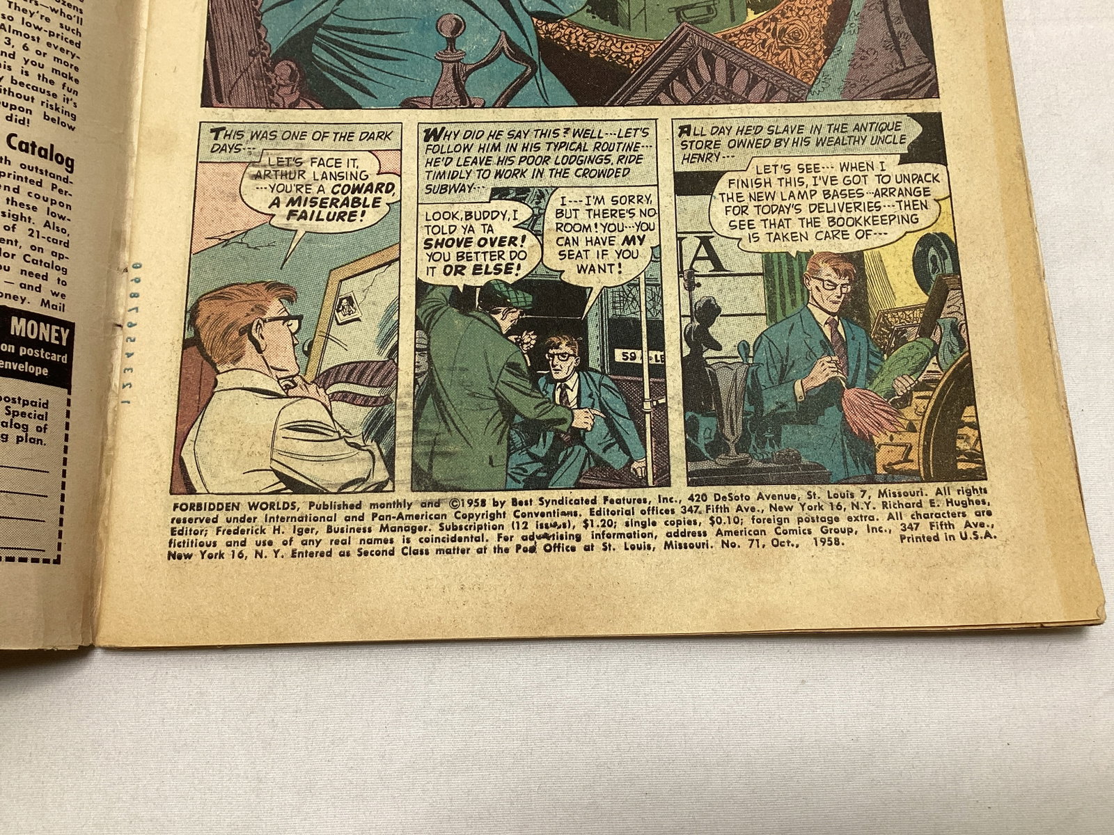 Forbidden Worlds 71 ACG Comic Book - 7