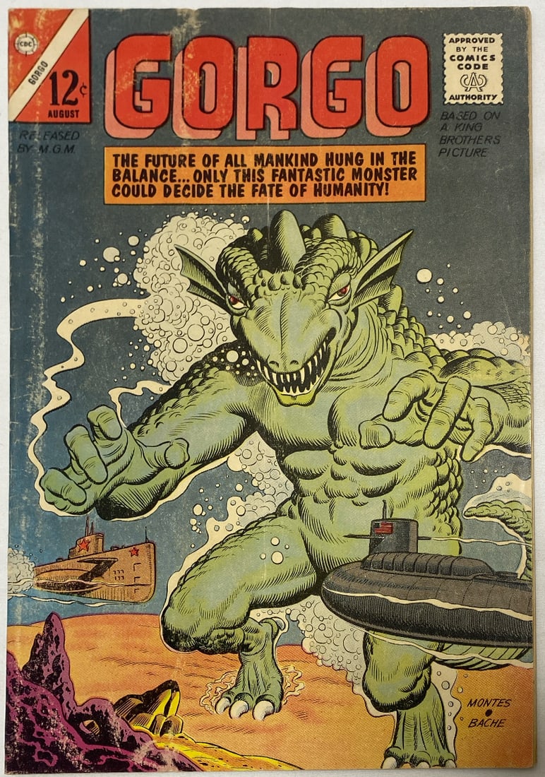 Gorgo 14 Charlton Comic Book: 1963, please preview and see all photos for this lot
