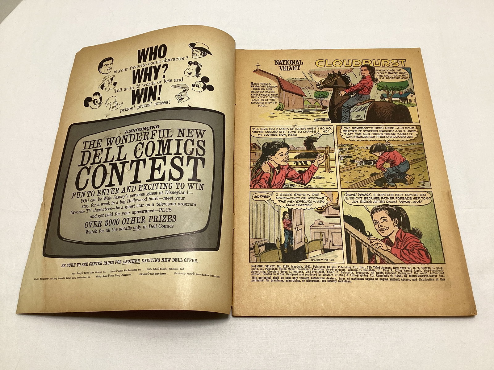 National Velvet 1195 Dell Comic Book - 6