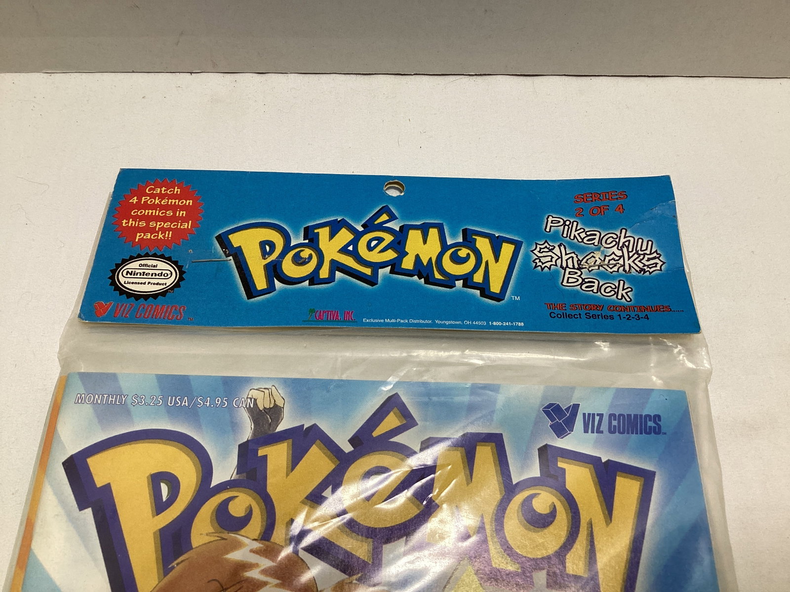 Four Pokémon Viz Comic Books - 2