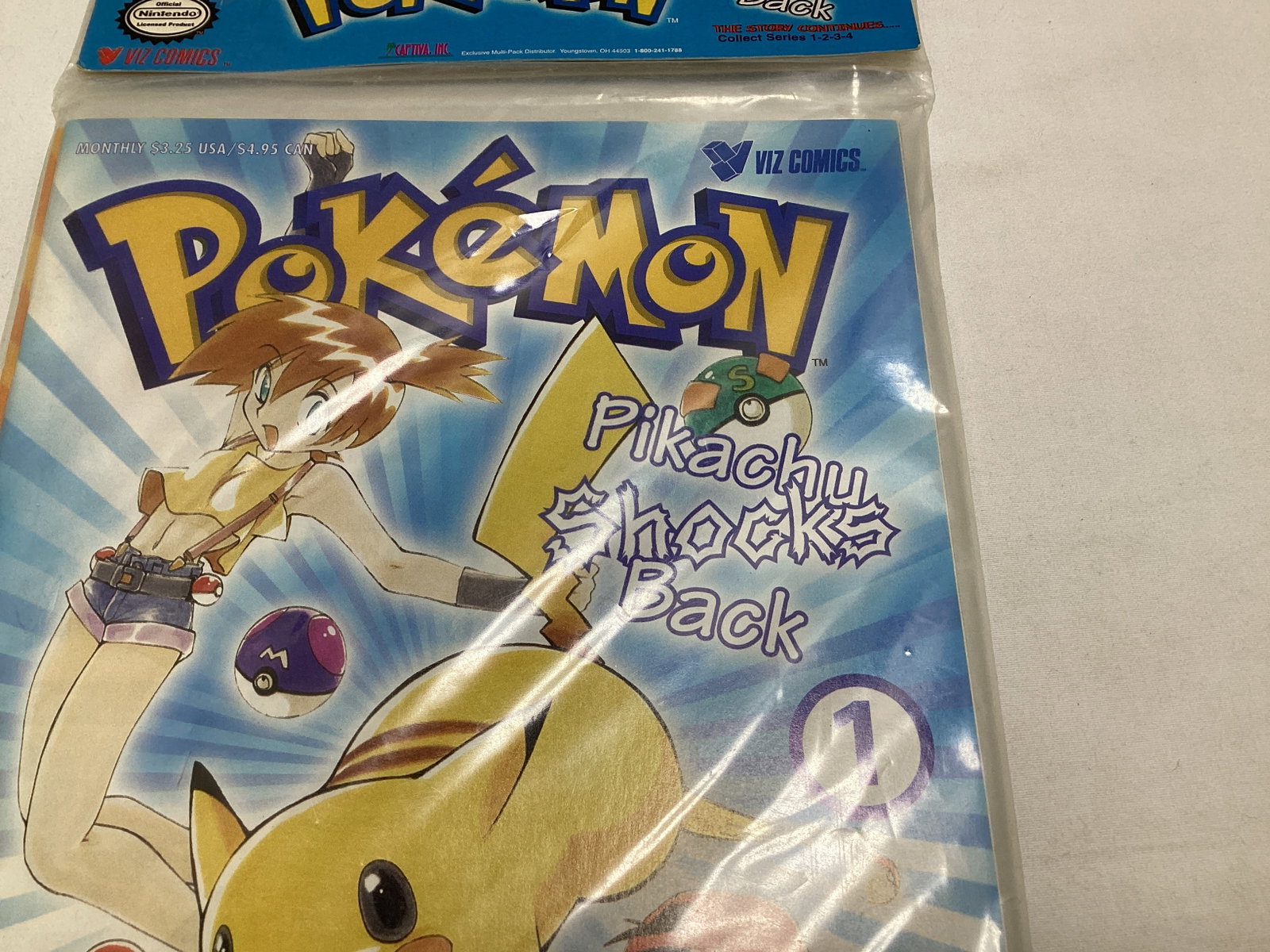 Four Pokémon Viz Comic Books - 4