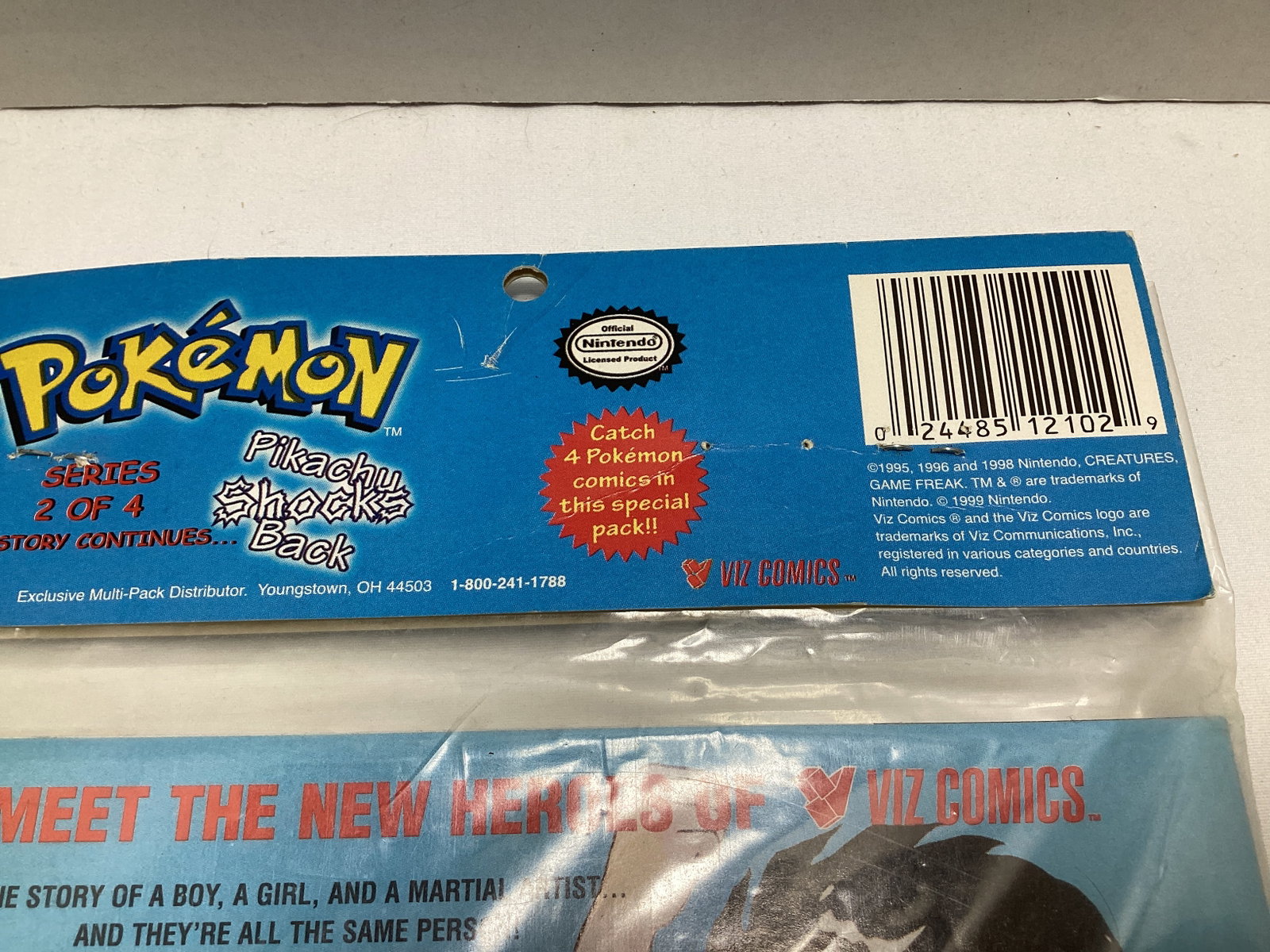 Four Pokémon Viz Comic Books - 7