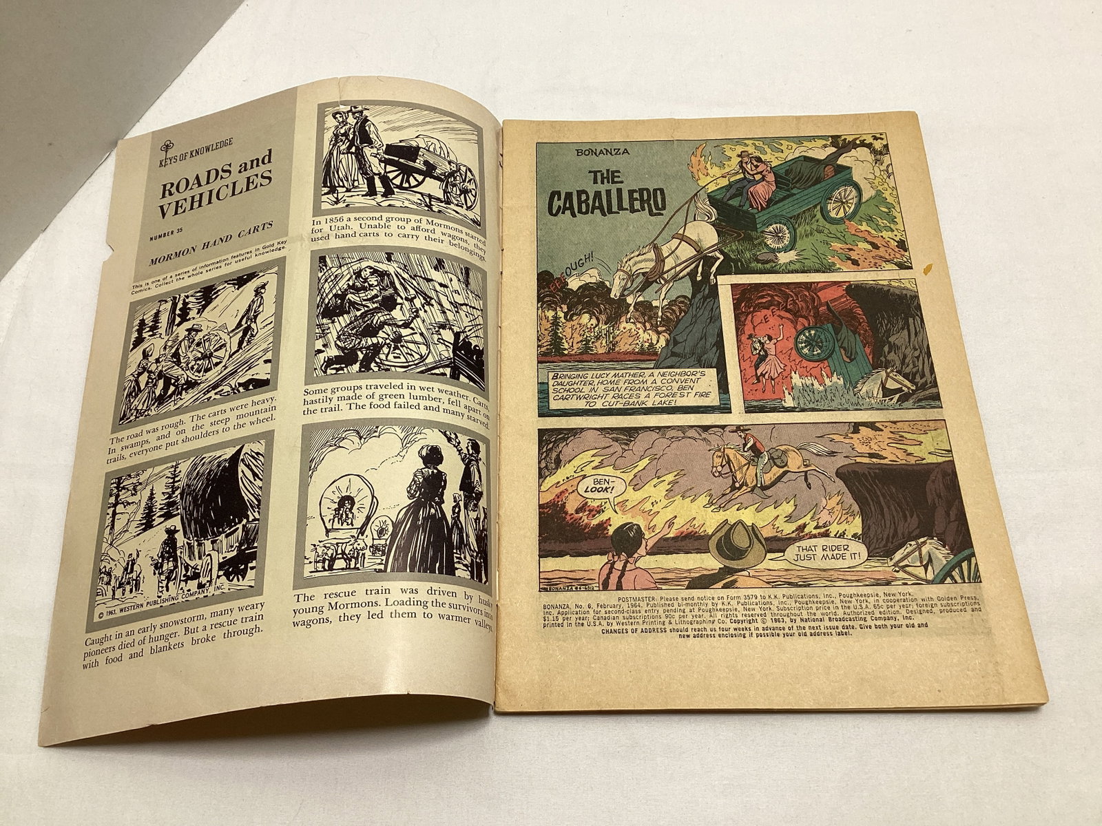 Bonanza 6 and 13 Gold Key Comic Books - 4