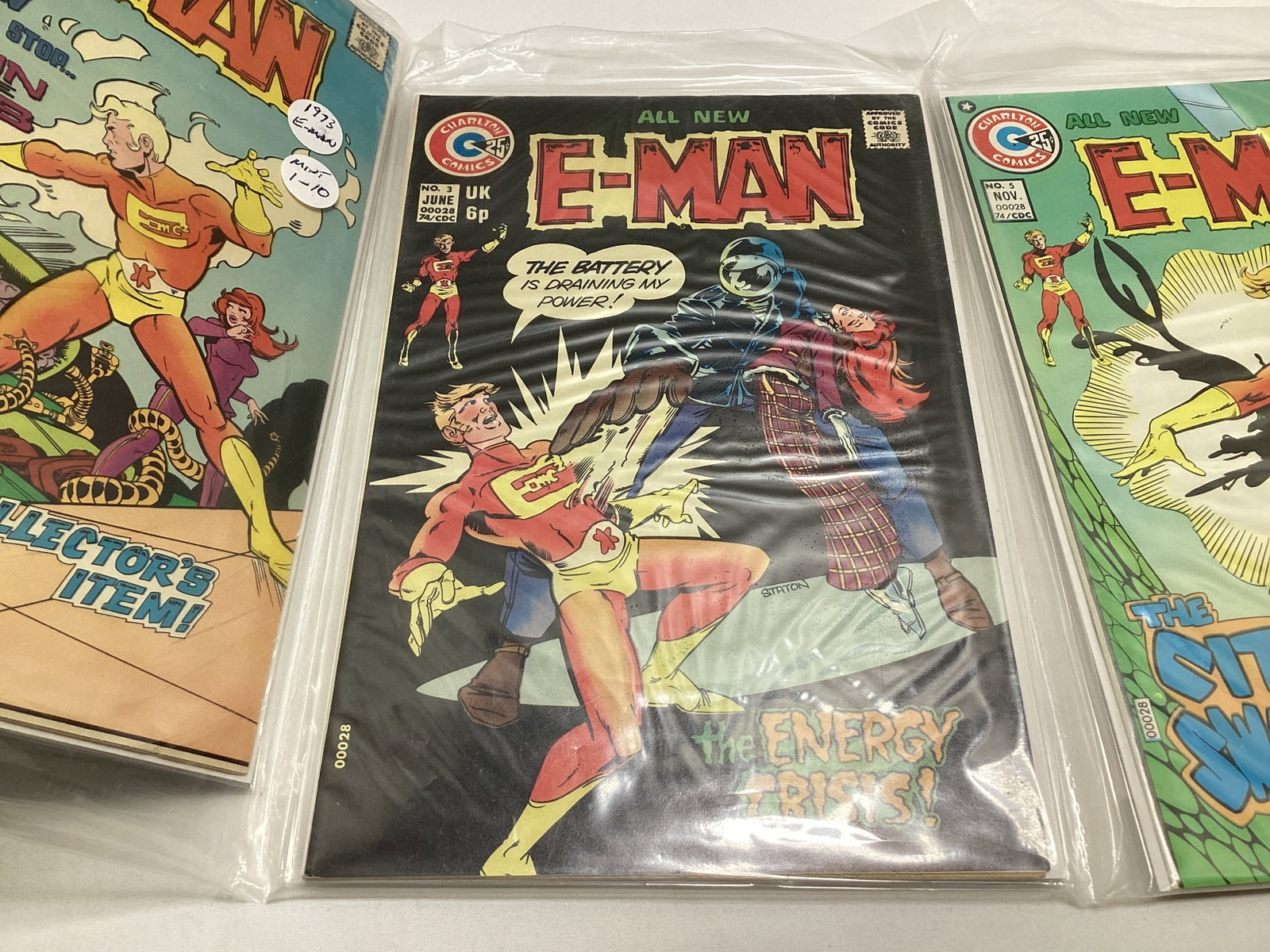 E-Man Charlton Comic Books - 3