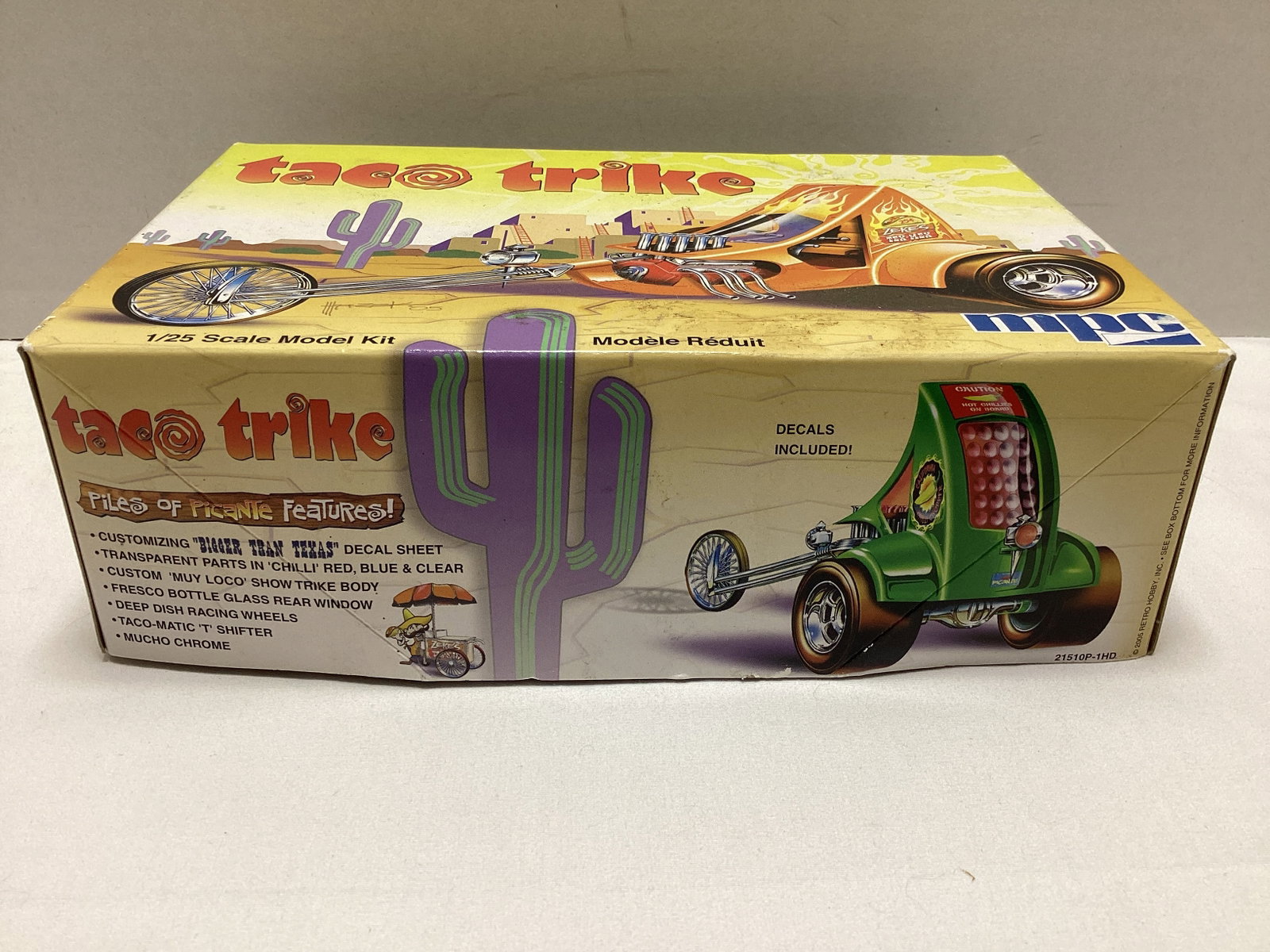 MPC Taco Trike 1:25 Scale Model Kit - 3