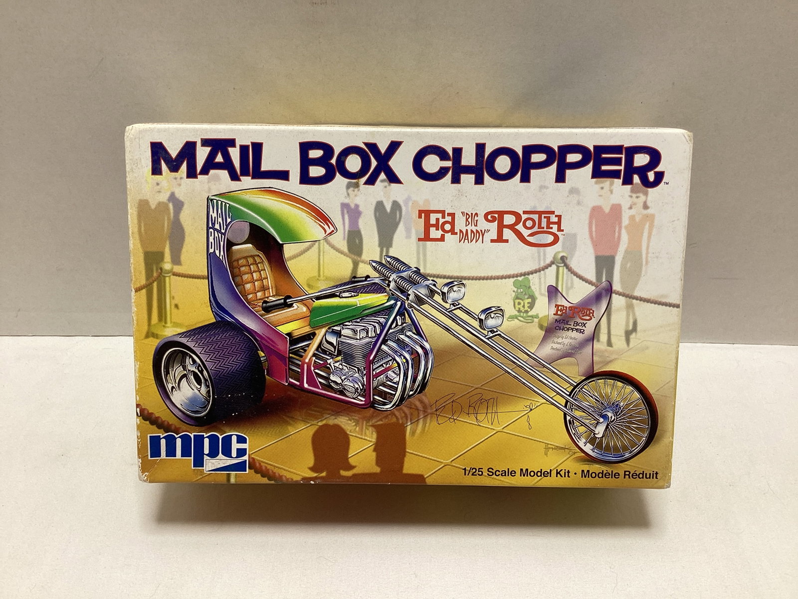 MPC Mail Box Chopper 1:25 Scale Model Kit: open box, unsure if complete
