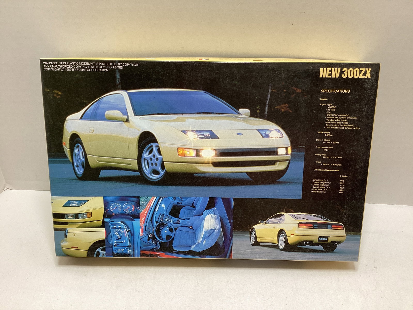 Fujimi Nissan 300ZX Model Kit: open box, unsure if complete