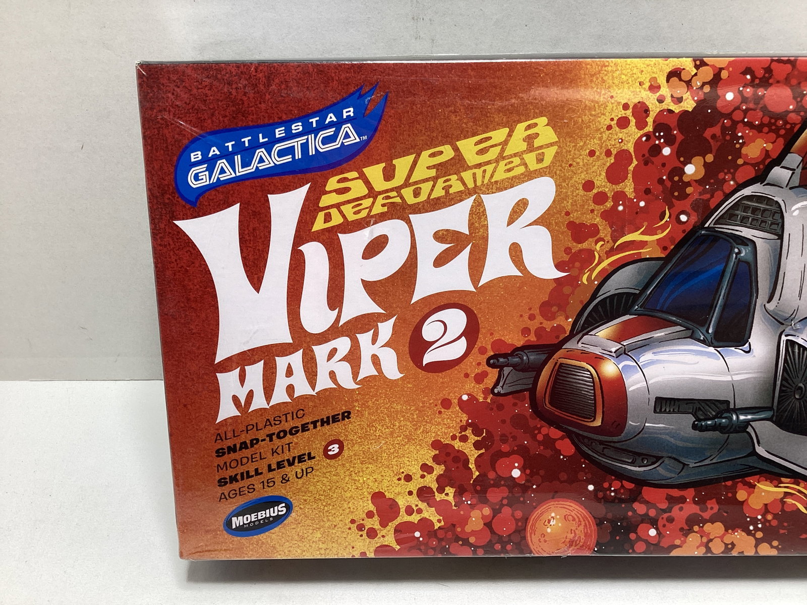 Moebius Battlestar Galactica Super Deformed Viper Mk. 2 Model Kit - 2