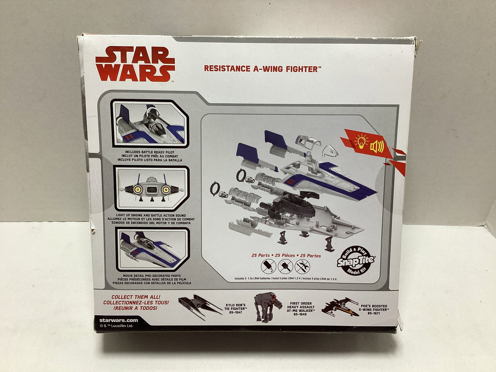 Revell Star Wars Resistance A-Wing Fighter Model Kit - 3
