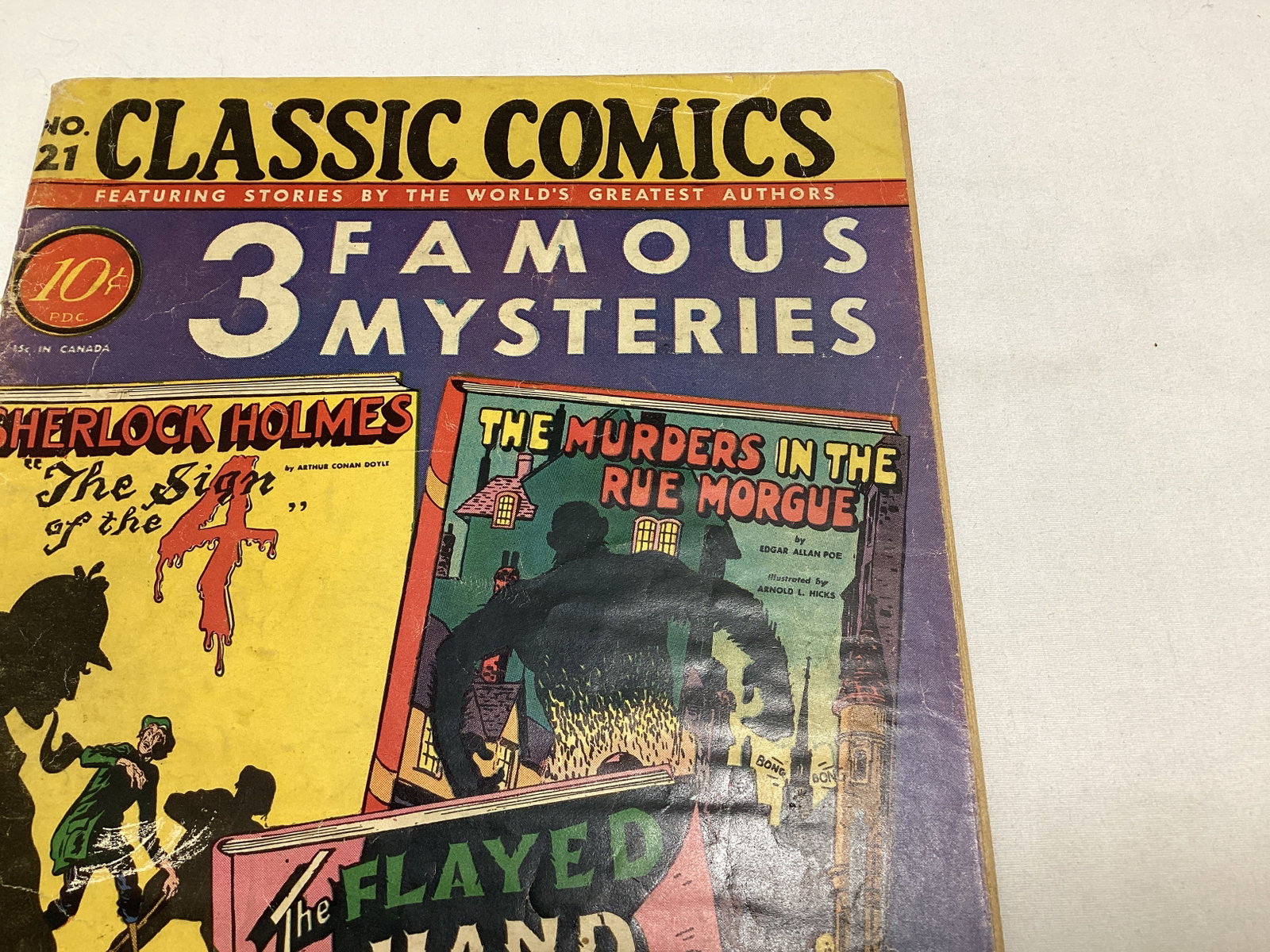 Classic Comics 21 Three Famous Mysteries Comic Book - 3