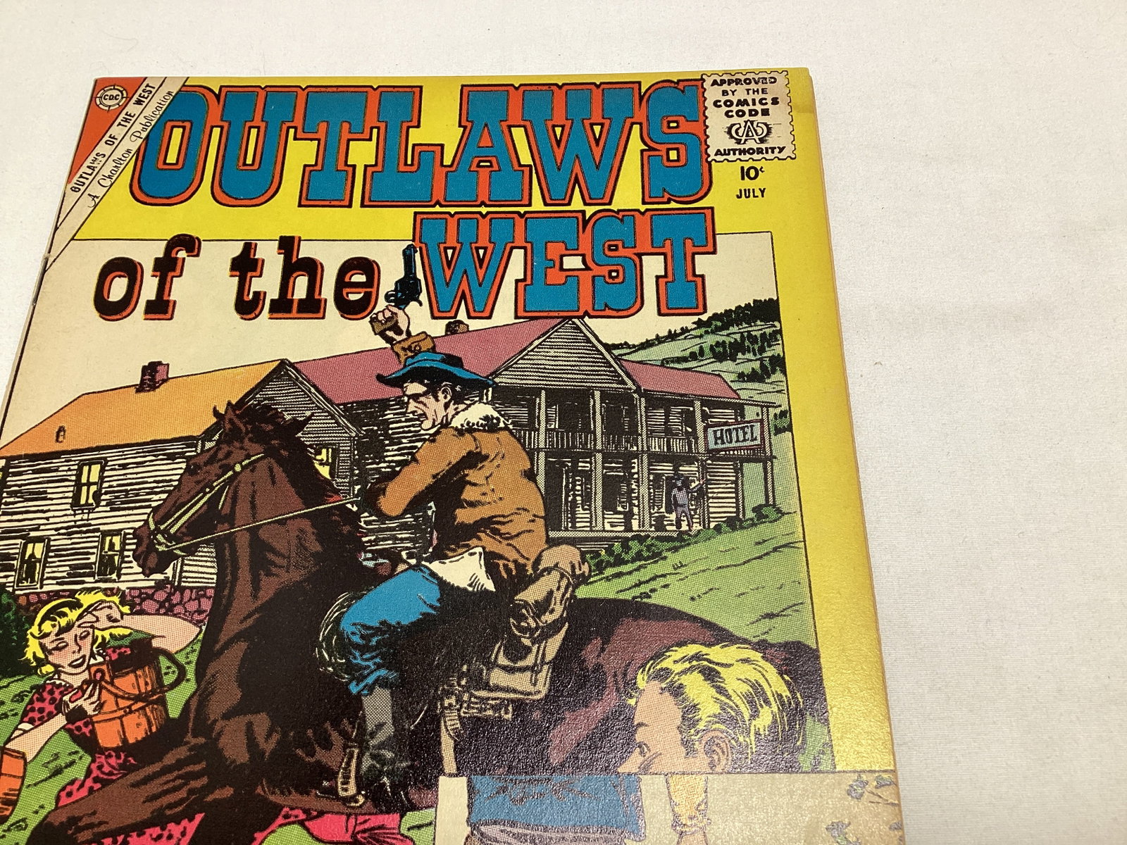 Outlaws of the West 26 Charlton Comic Book - 3