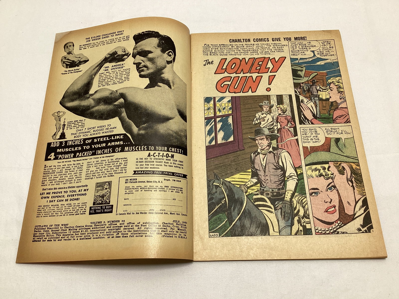 Outlaws of the West 26 Charlton Comic Book - 6