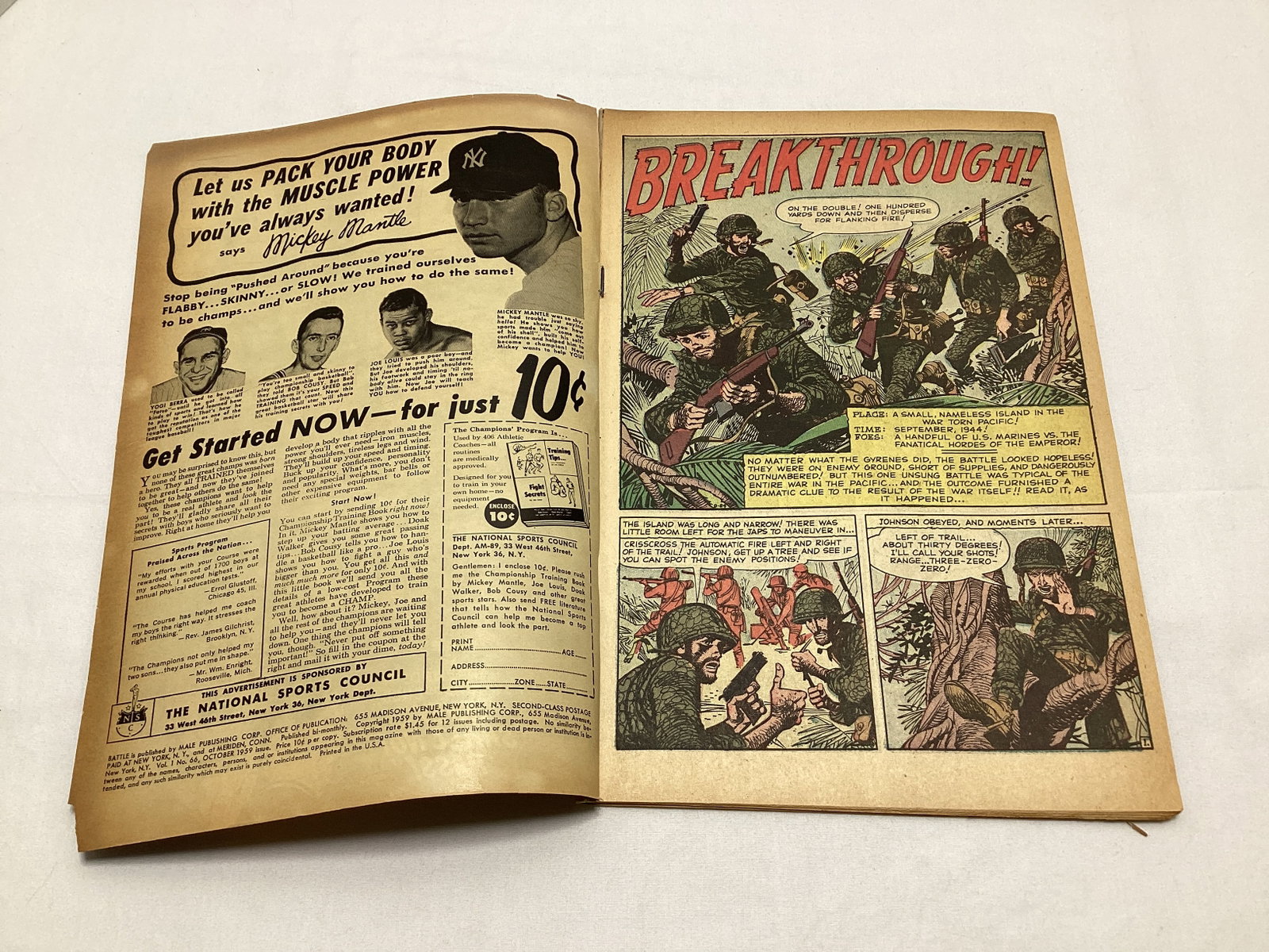 Battle 66 Atlas Comic Book - 6