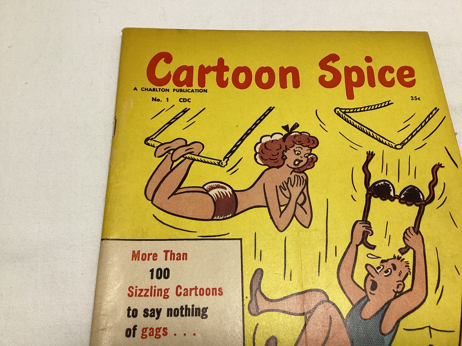 Cartoon Spice 1 Charlton Comic Book - 2