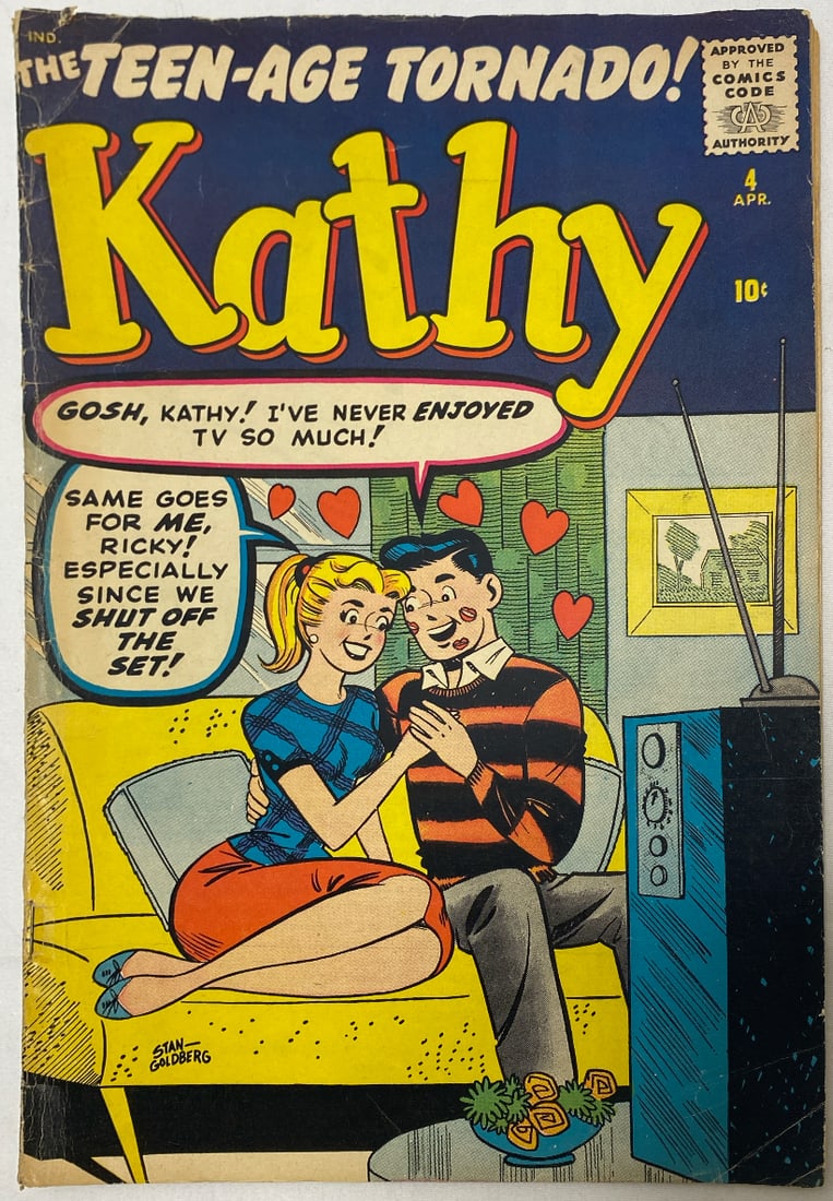 Kathy 4 Comic Book: 1960, please preview and see all photos for this lot