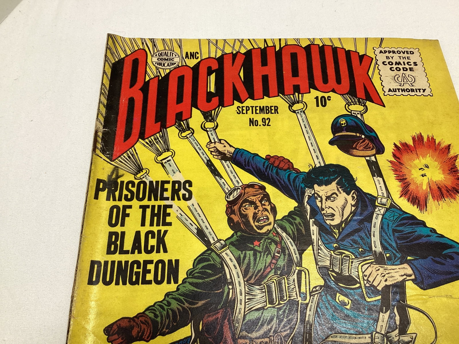 Blackhawk 92 Quality Comic Book - 2
