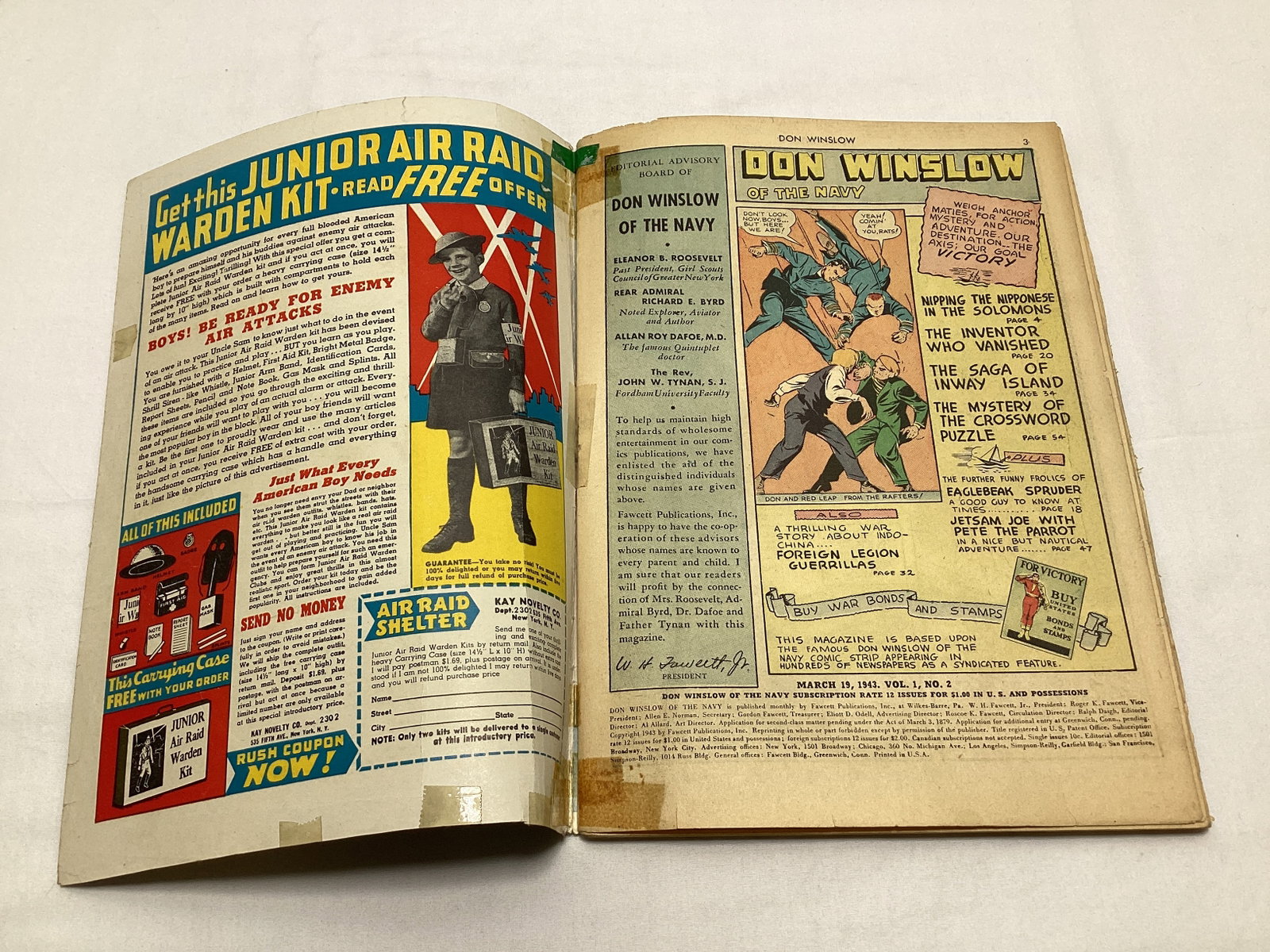 Don Winslow of the Navy 2 Fawcett Comic Book - 6